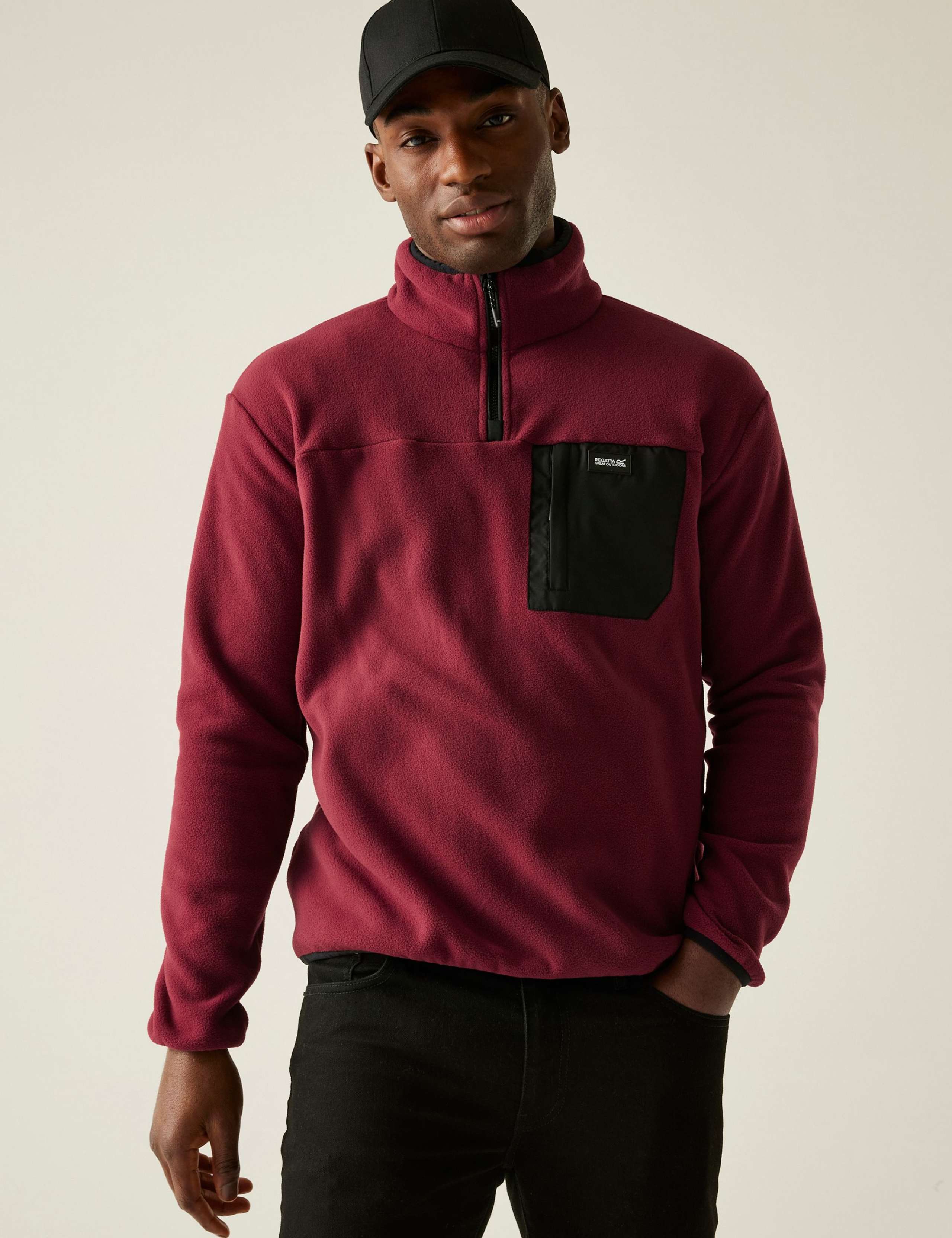 Frankie Funnel Neck Half Zip Fleece 1 of 5