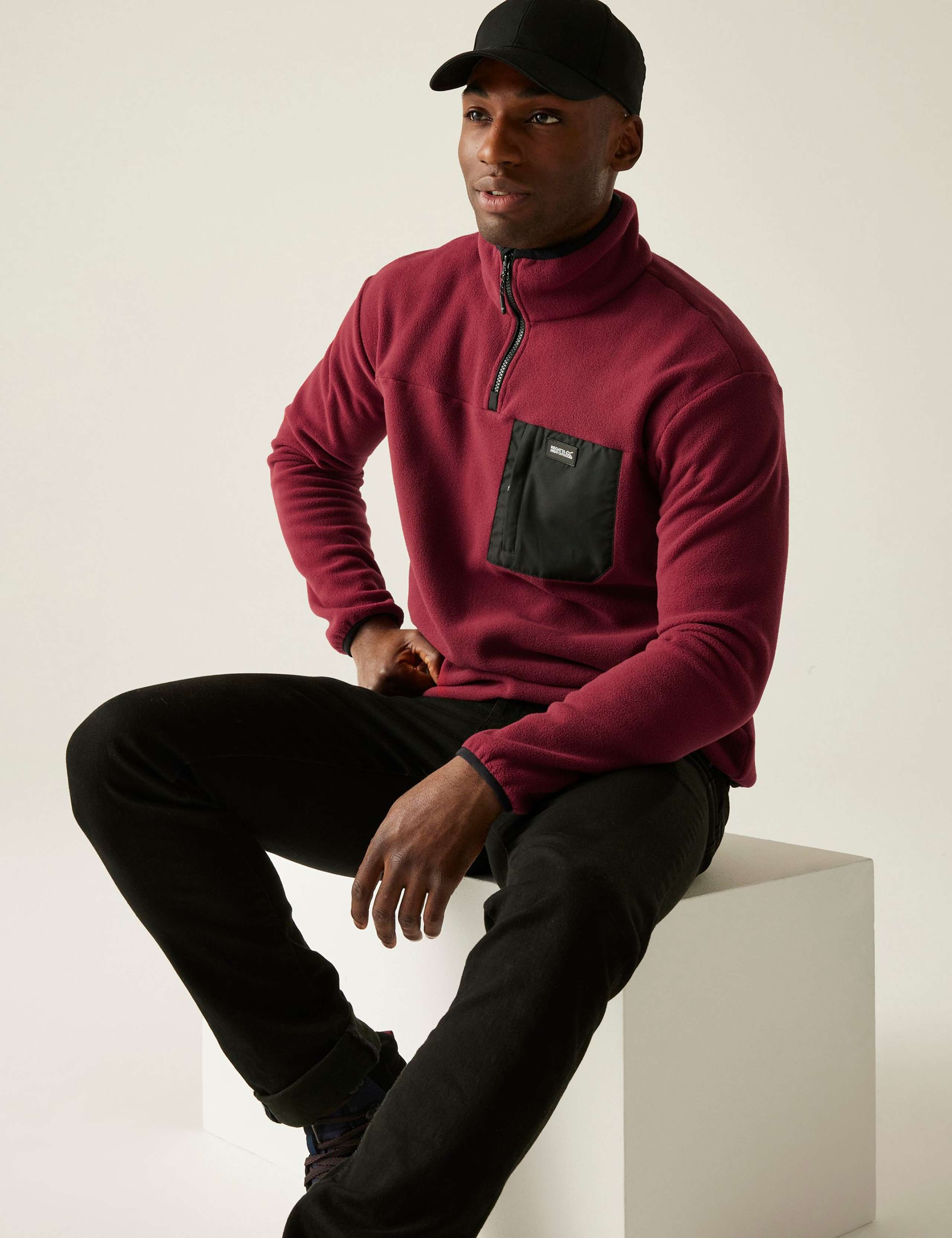 Frankie Funnel Neck Half Zip Fleece 4 of 5