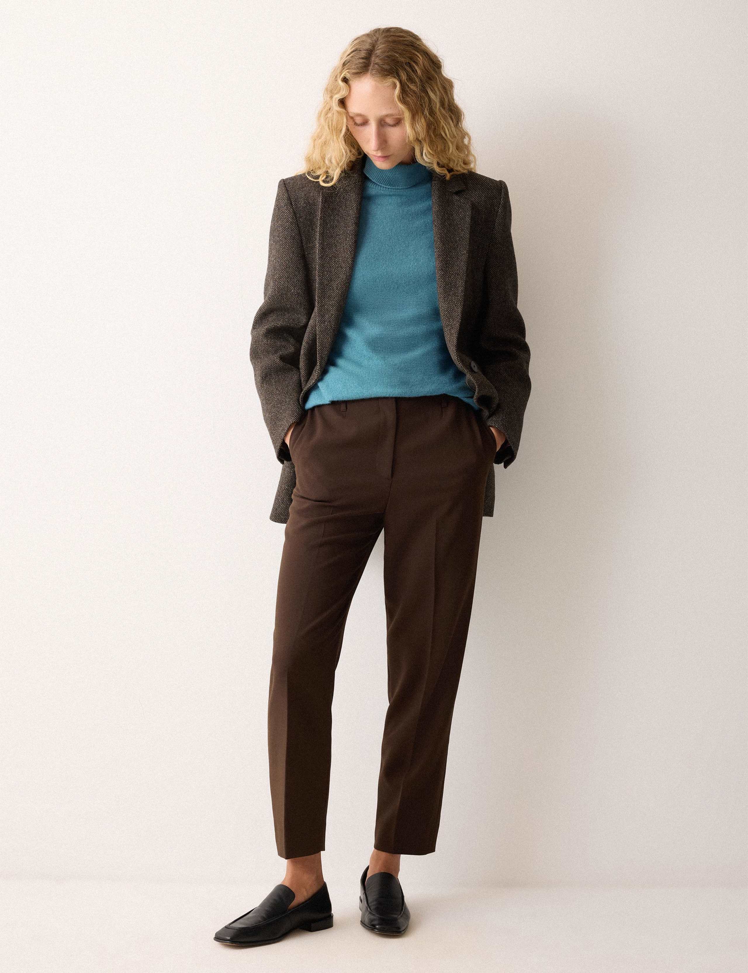 Wool Rich Funnel Neck Relaxed Jumper 4 of 6