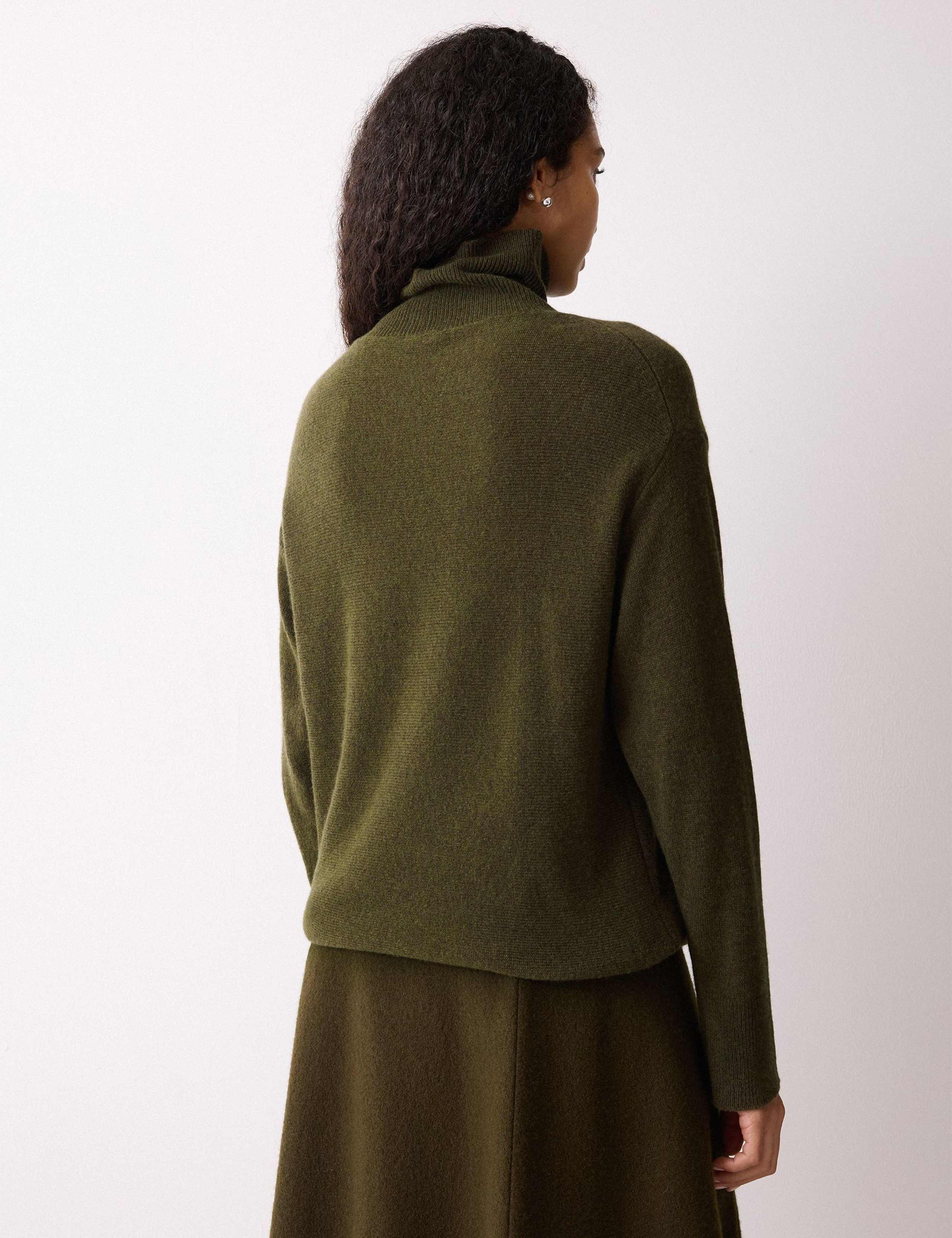 Wool Rich Funnel Neck Relaxed Jumper 5 of 5