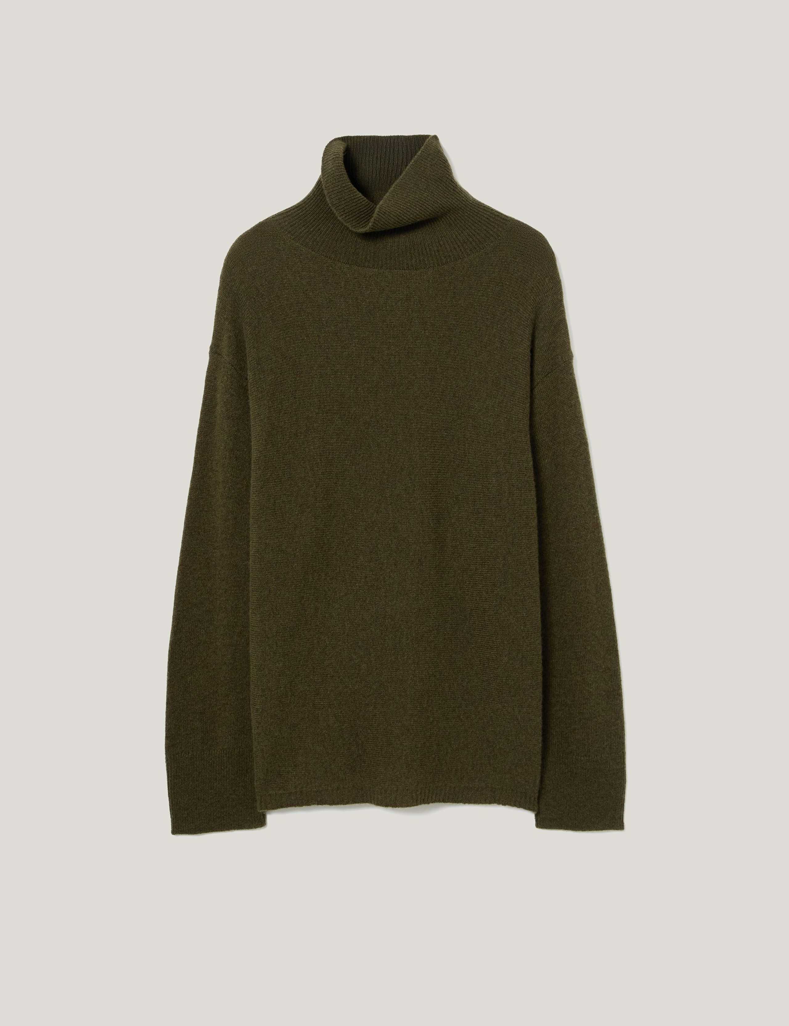Wool Rich Funnel Neck Relaxed Jumper 2 of 5