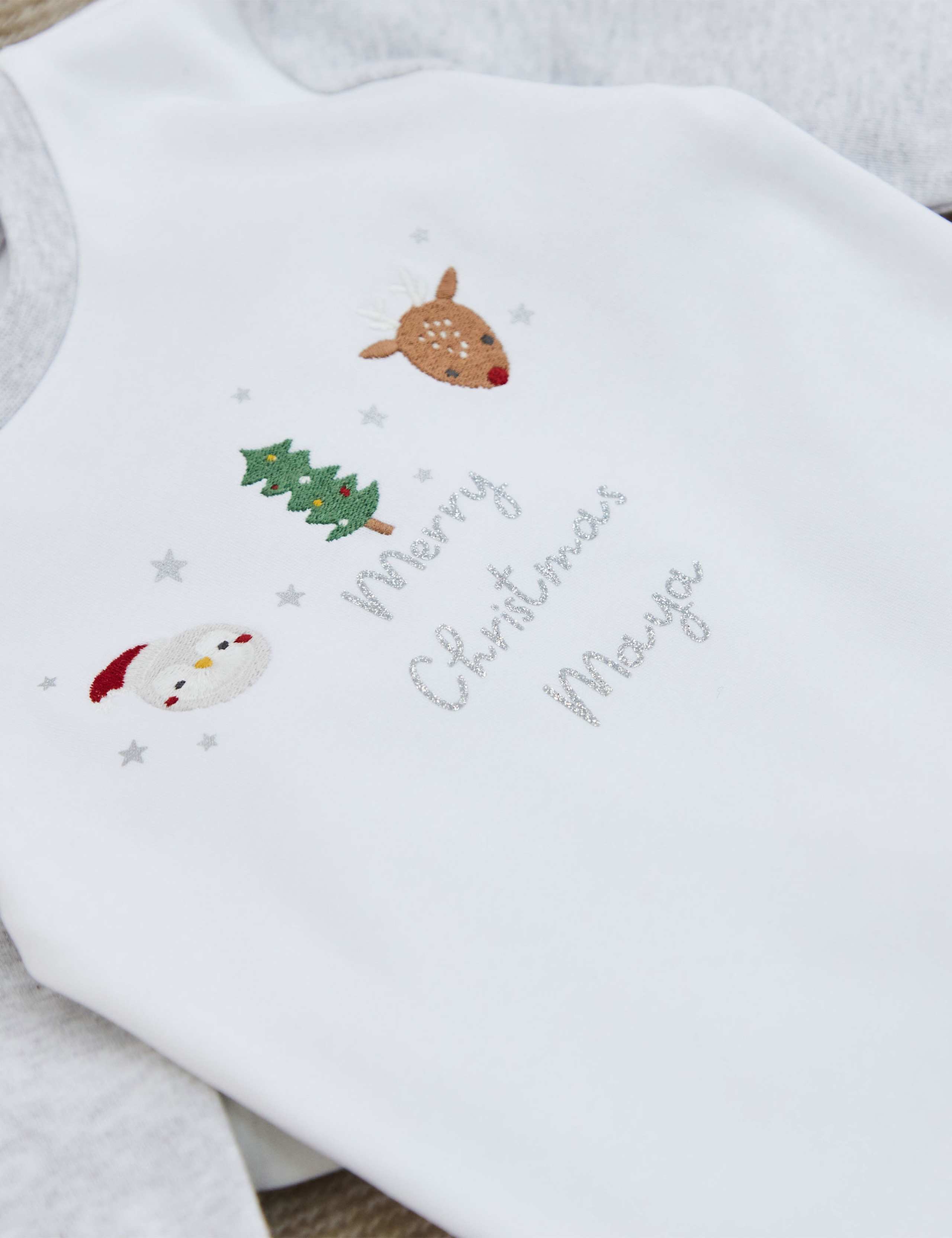 Personalised Merry Christmas Pyjamas (0-6 Yrs) 2 of 4