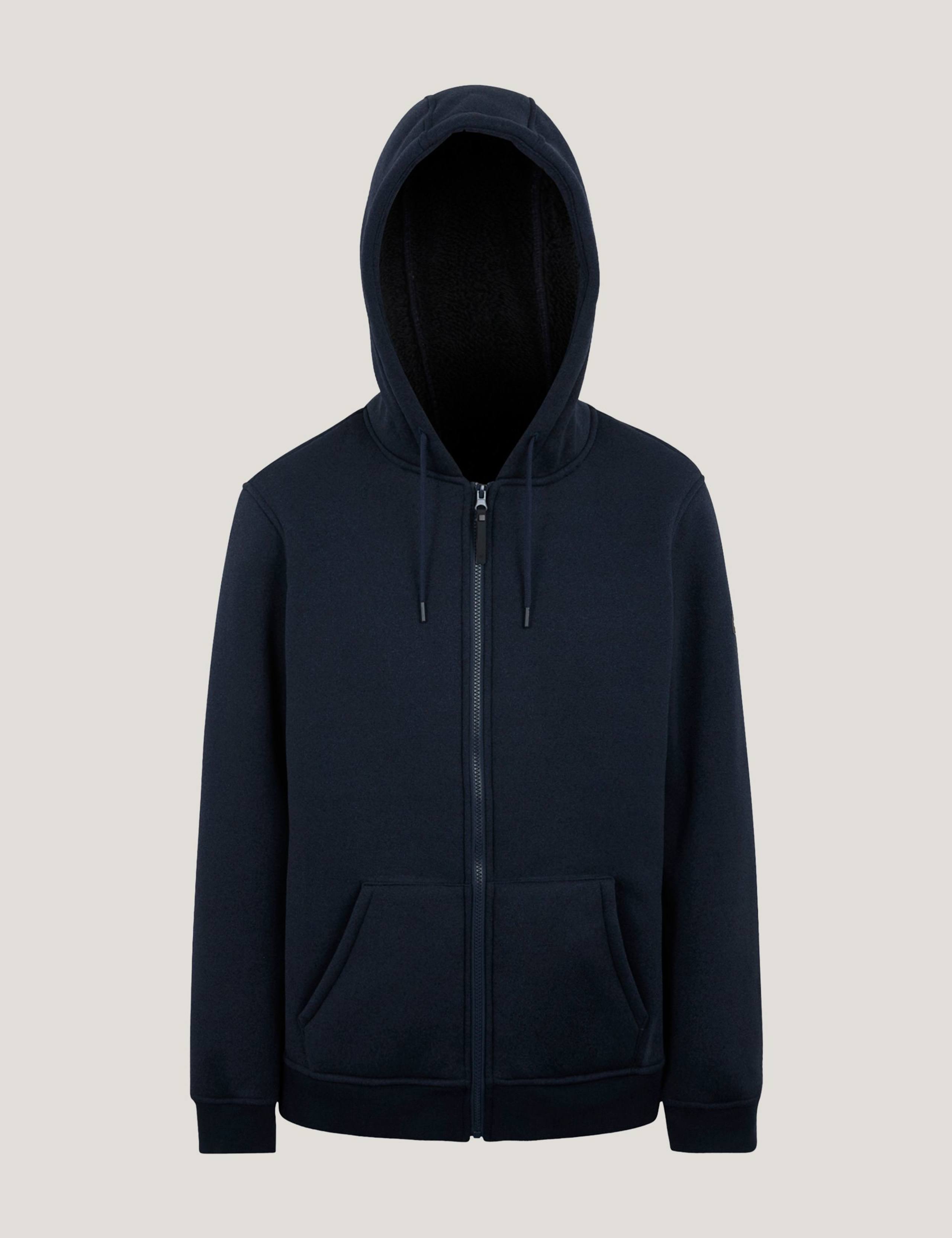Naddle Jersey Fleece Lined Zip Up Hoodie 2 of 5