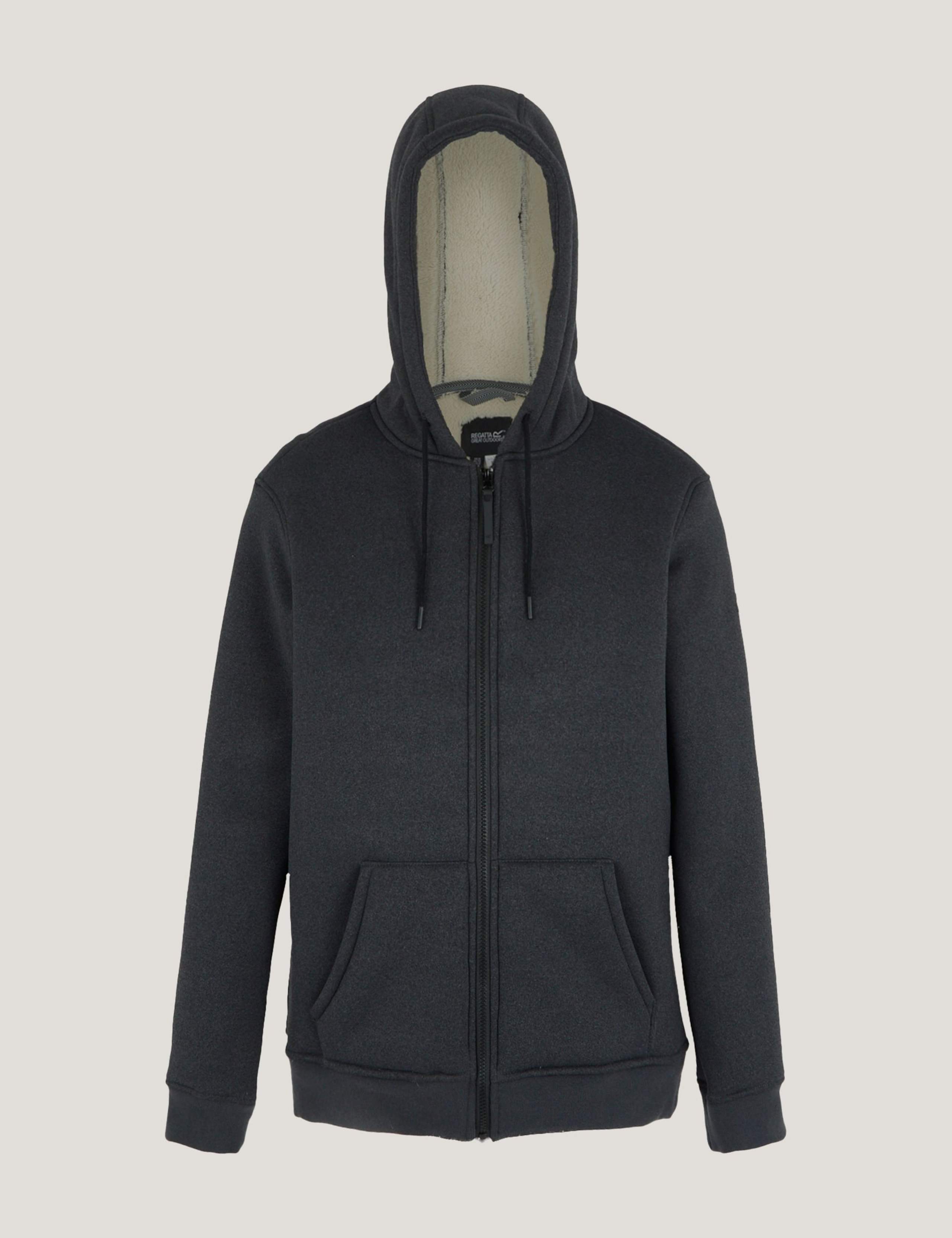 Naddle Jersey Fleece Lined Zip Up Hoodie 2 of 5