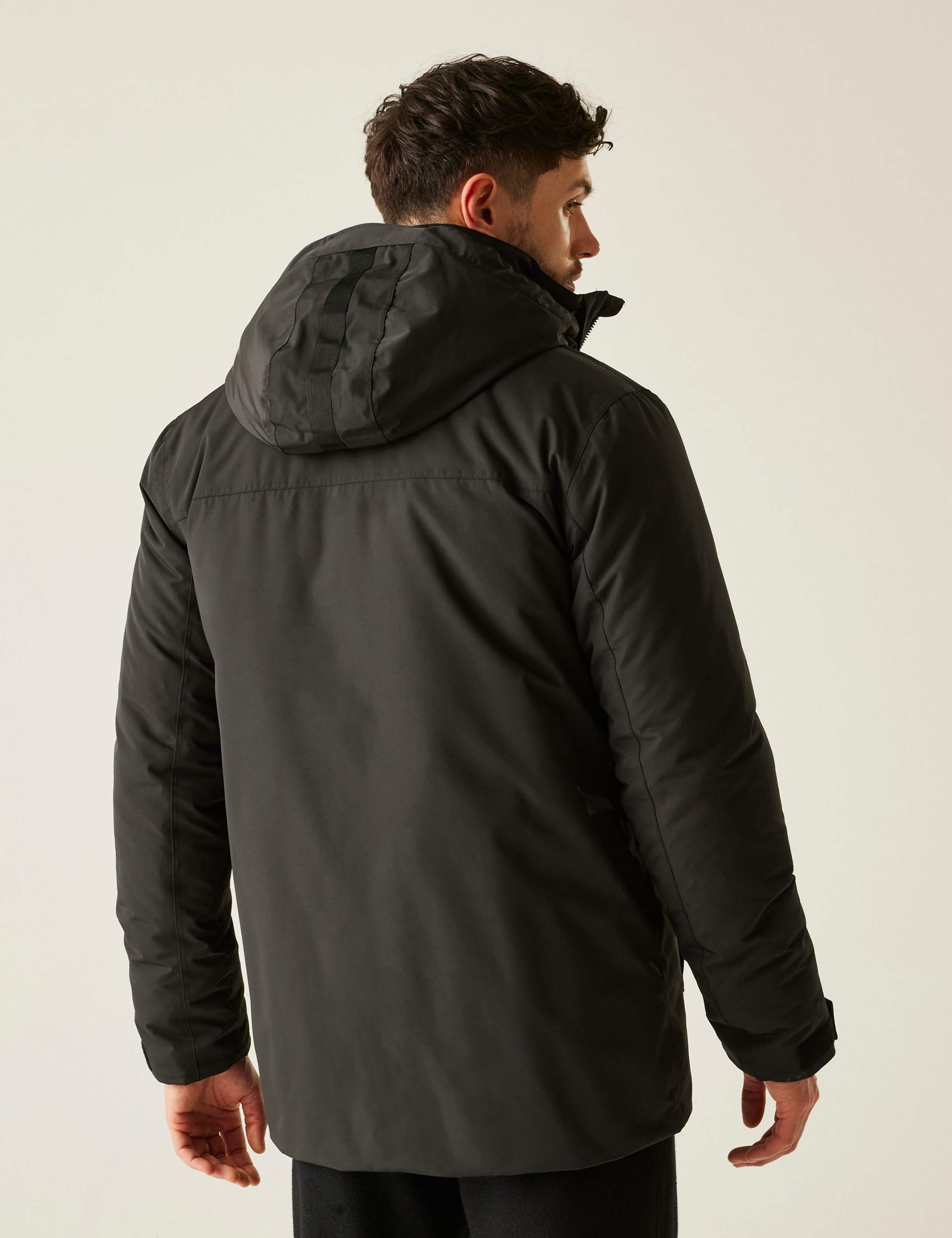 Marron Waterproof Hooded Parka Jacket 4 of 10