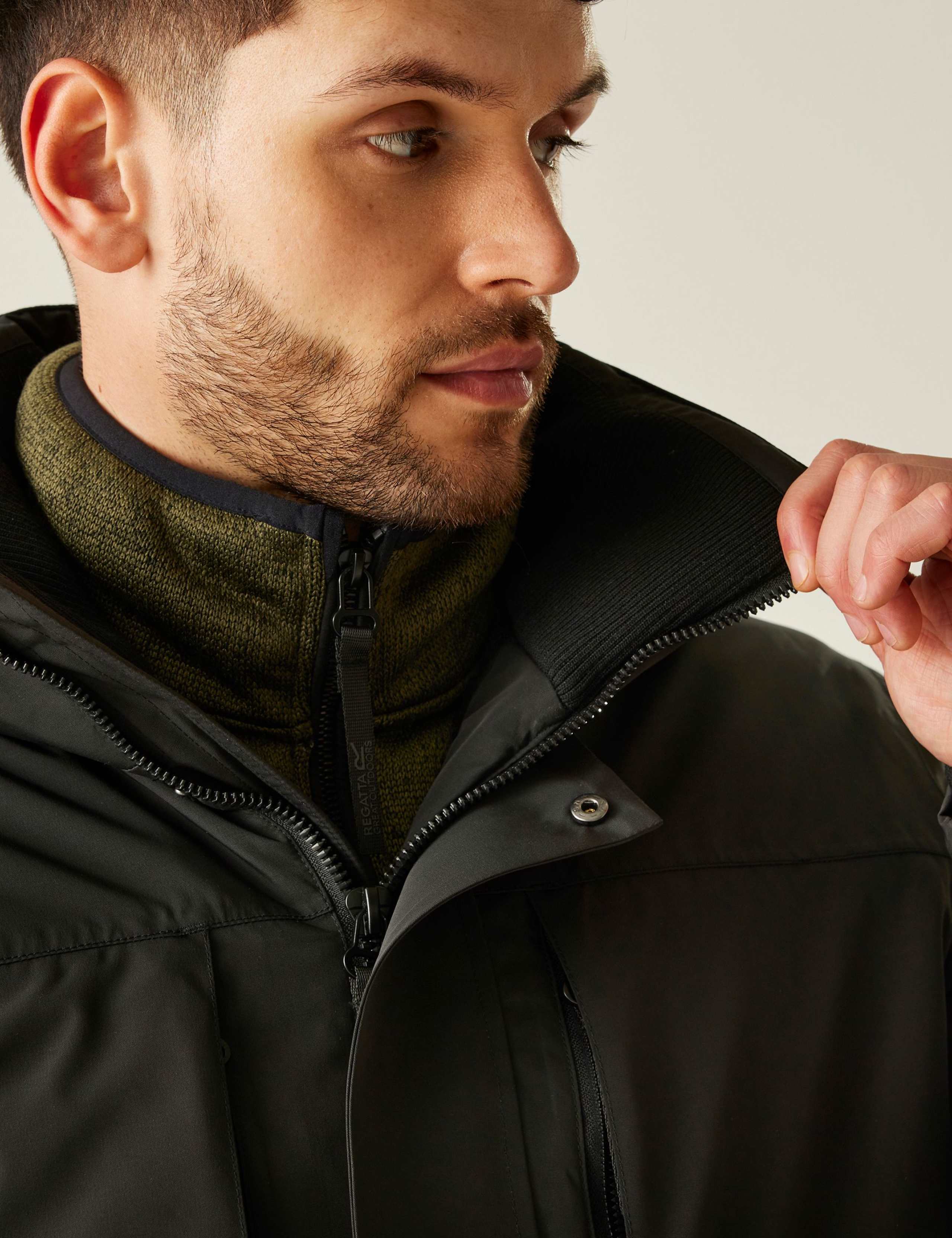 Marron Waterproof Hooded Parka Jacket 5 of 10