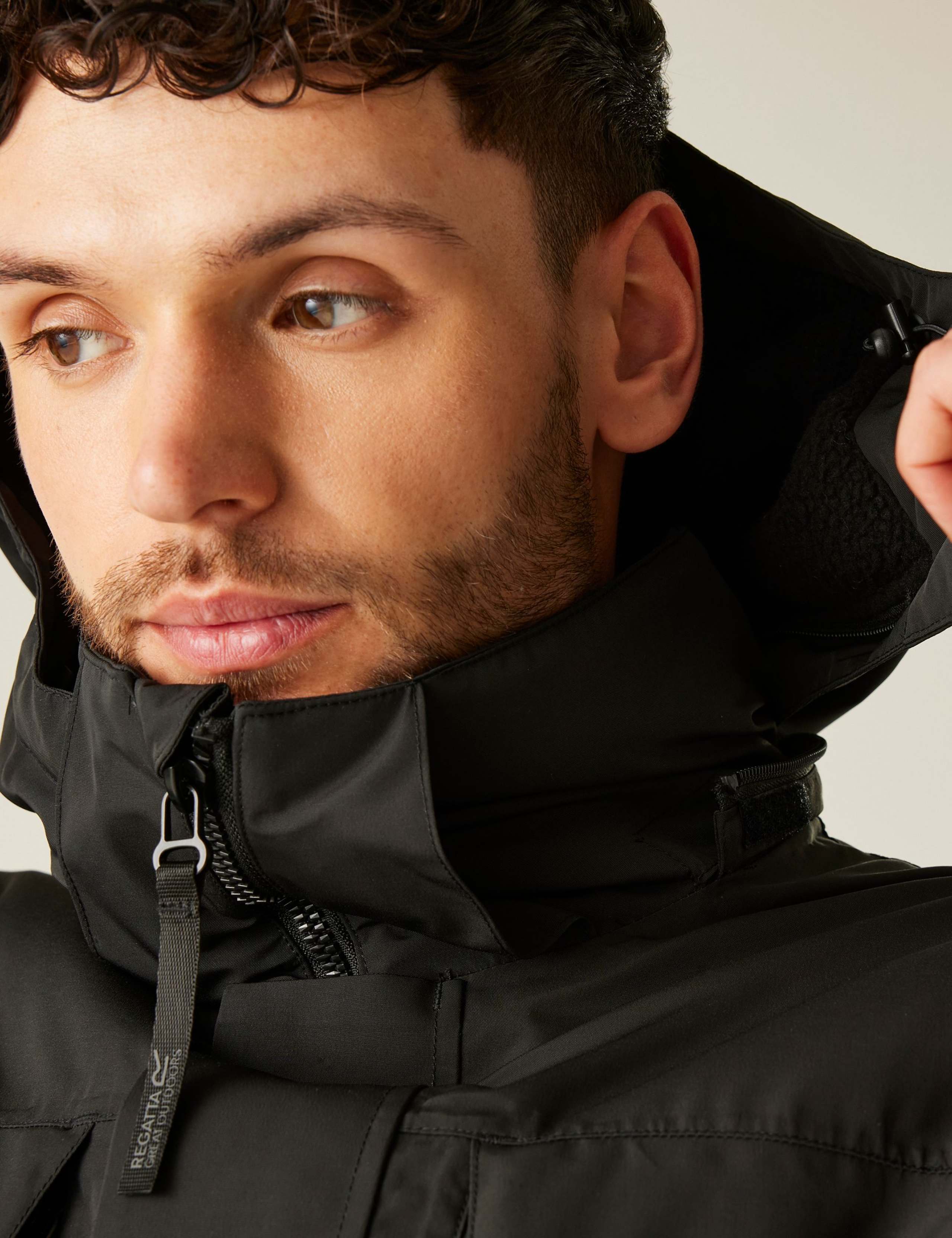 Marron Waterproof Hooded Parka Jacket 6 of 10