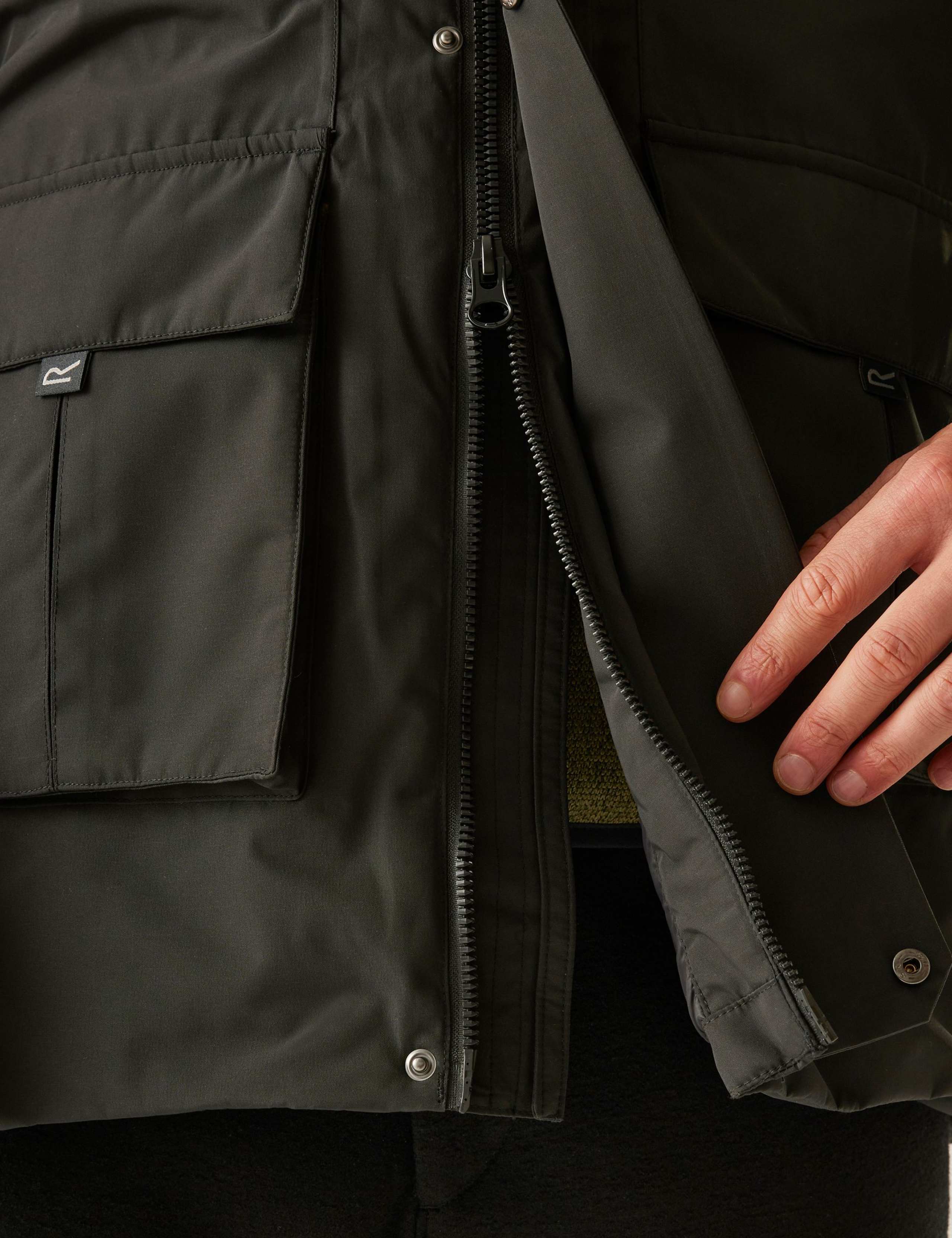 Marron Waterproof Hooded Parka Jacket 9 of 10