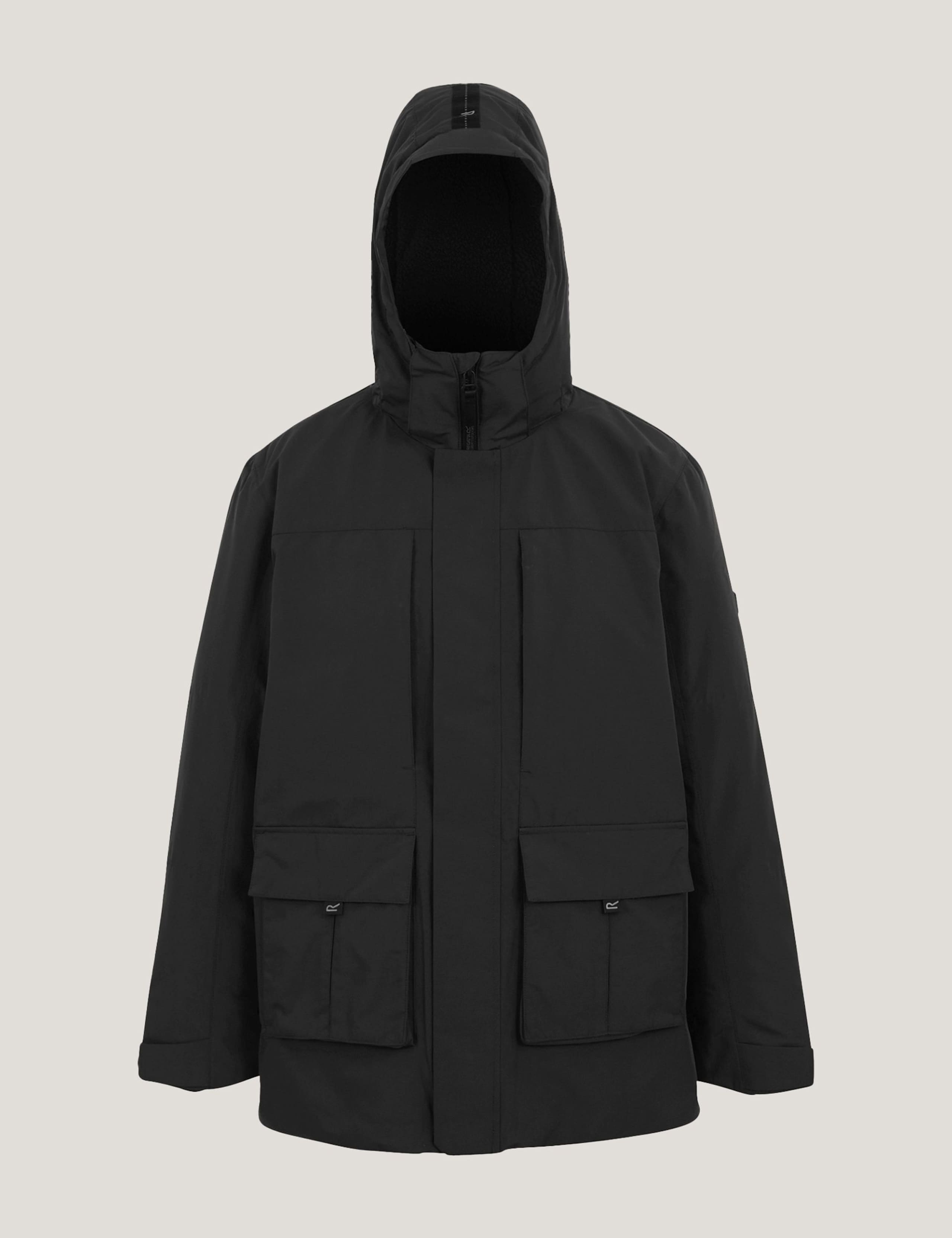 Marron Waterproof Hooded Parka Jacket 2 of 10