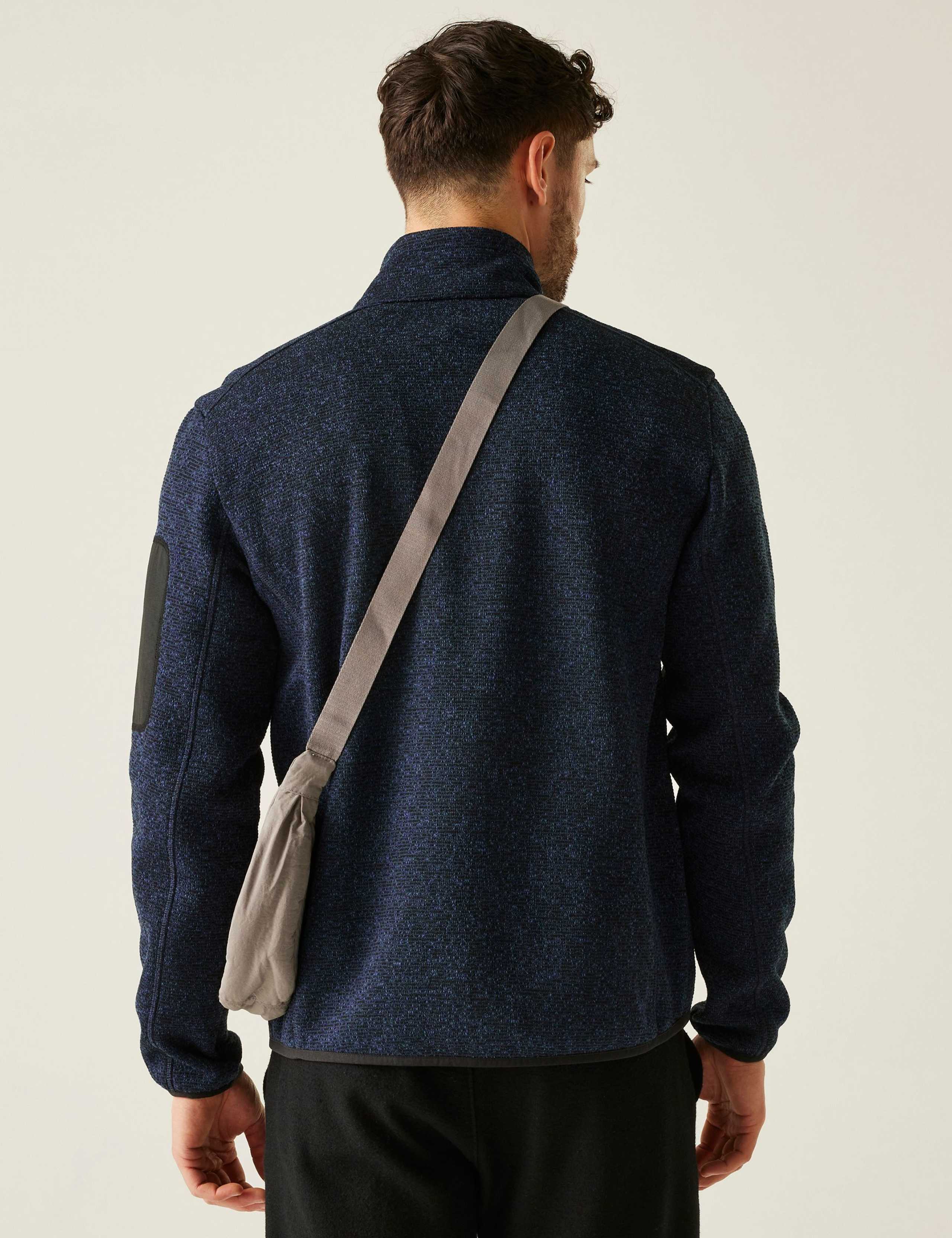 Newhill Textured Funnel Neck Zip Up Fleece 4 of 7