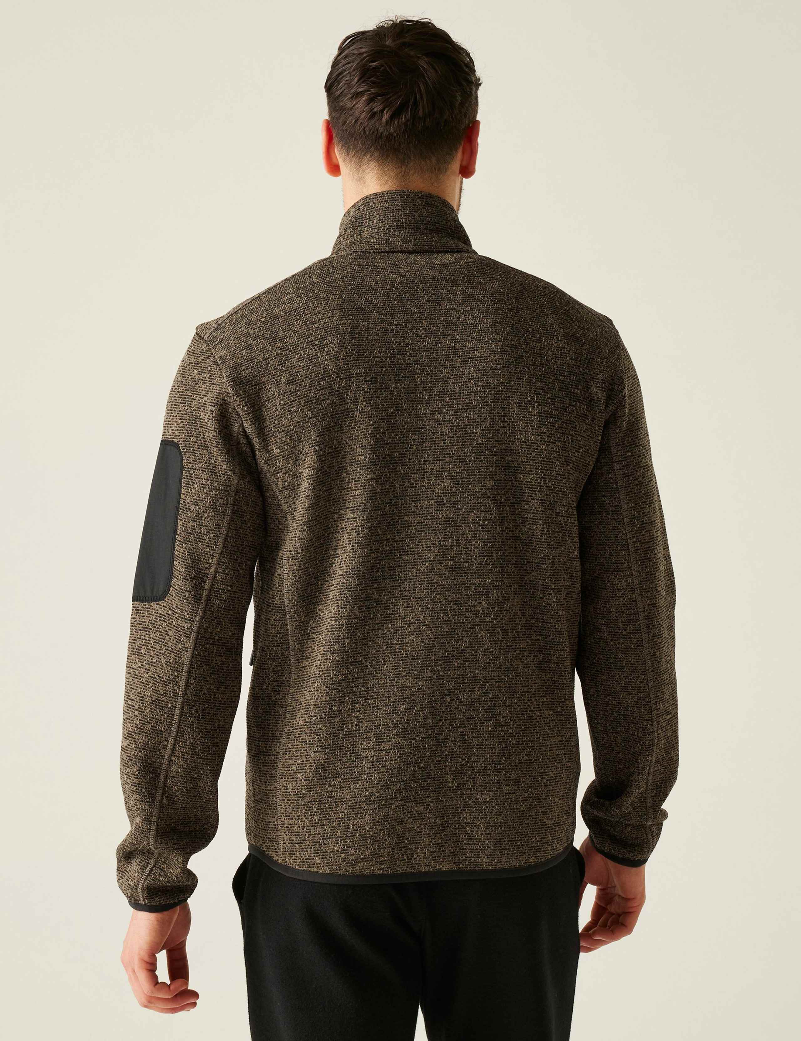 Newhill Textured Funnel Neck Zip Up Fleece 4 of 6