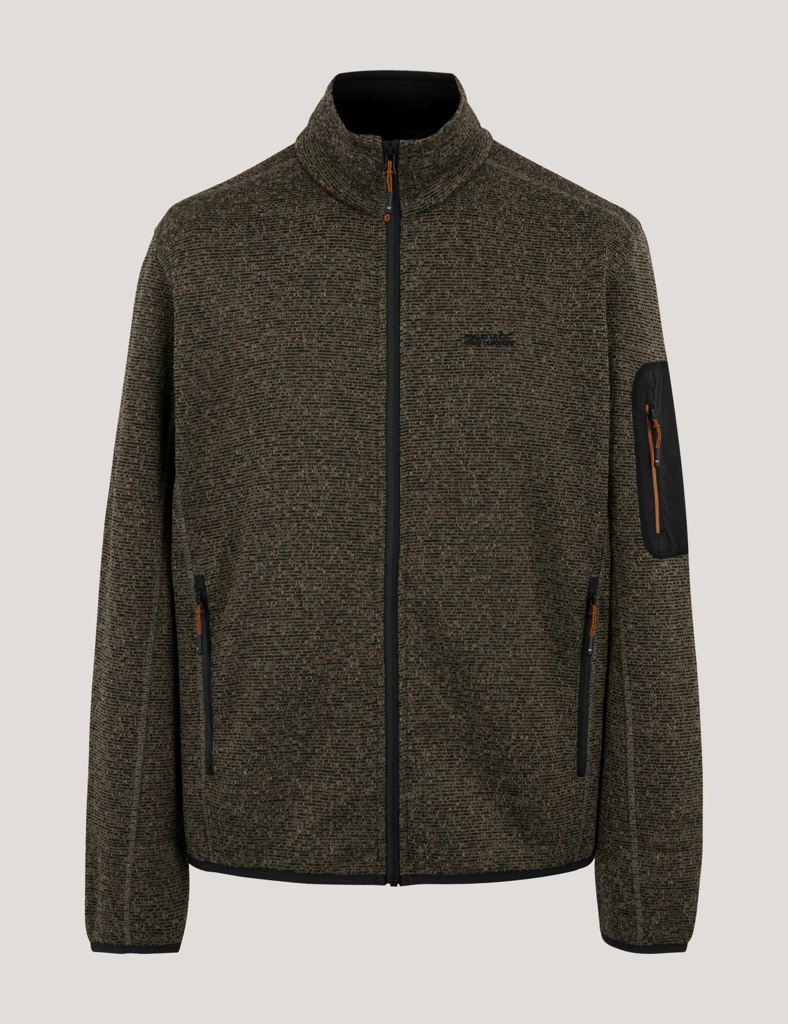 Newhill Textured Funnel Neck Zip Up Fleece 2 of 6
