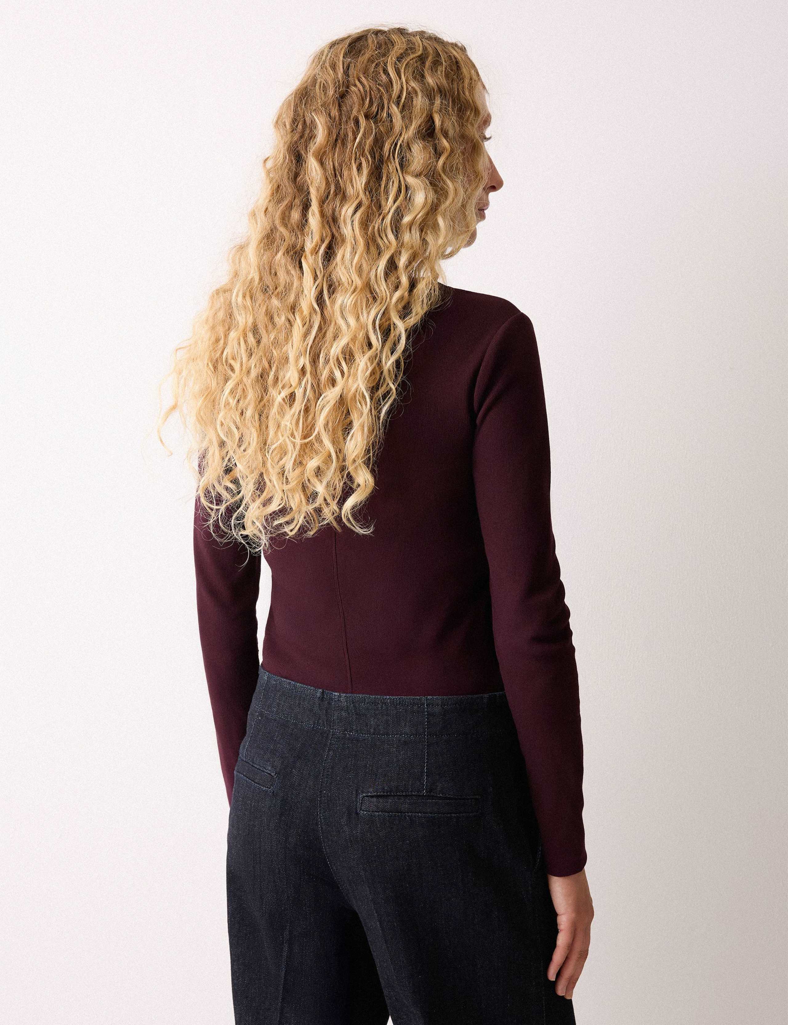 Cotton Rich Ribbed Slim Fit T-Shirt 3 of 6