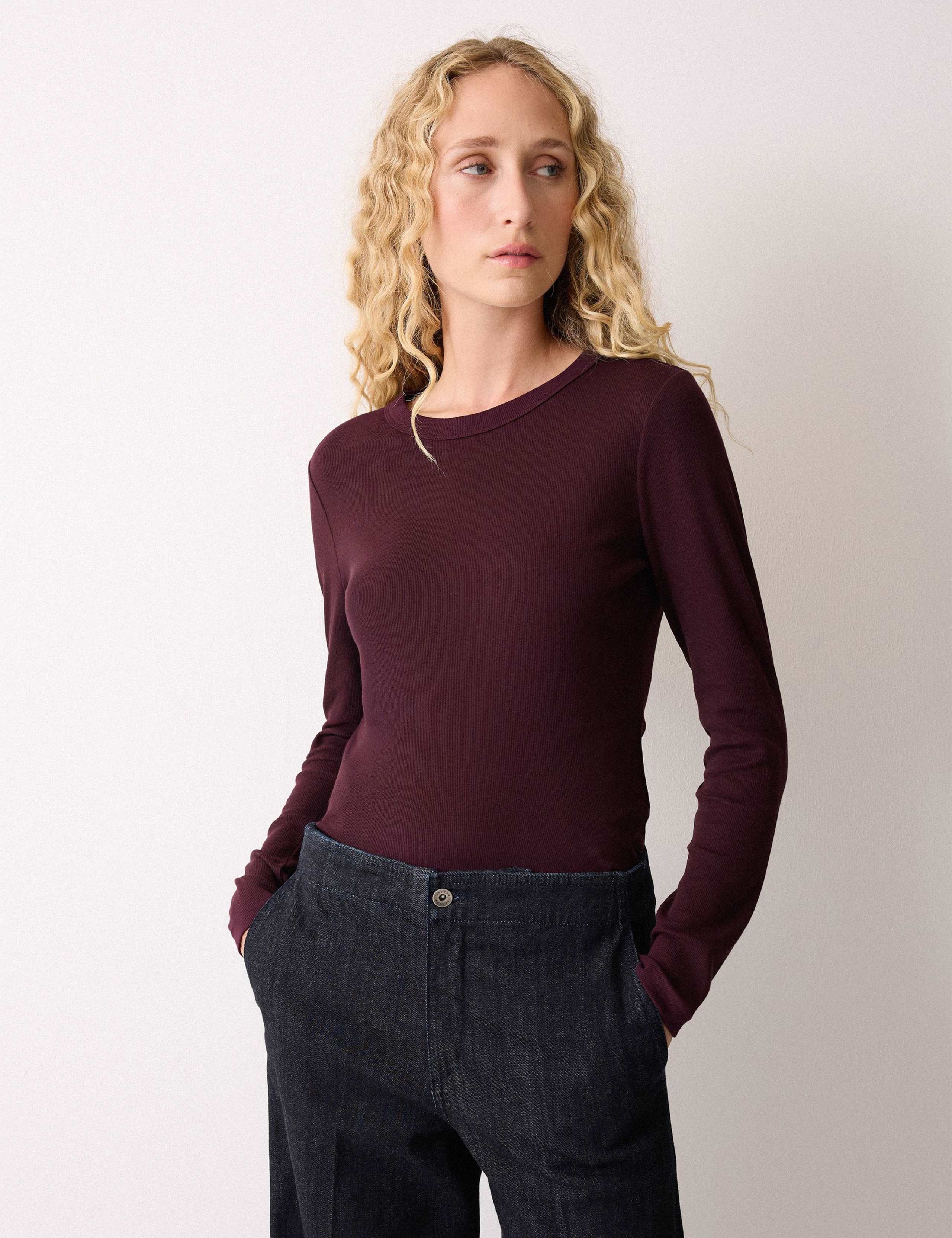 Cotton Rich Ribbed Slim Fit T-Shirt 5 of 6