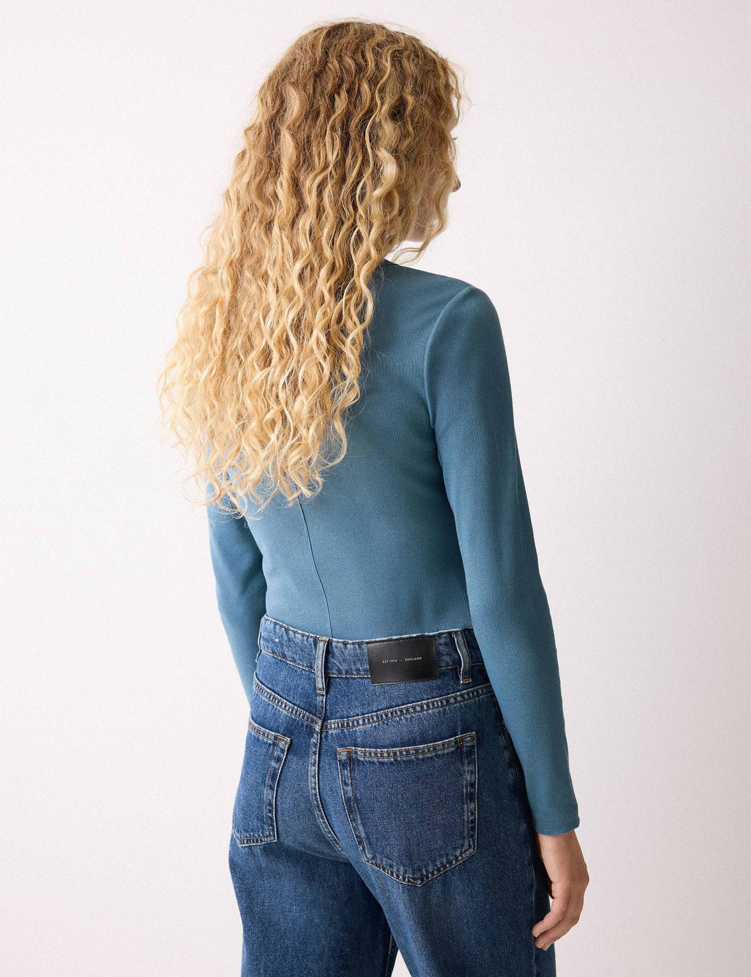 Cotton Rich Ribbed Slim Fit T-Shirt 3 of 5