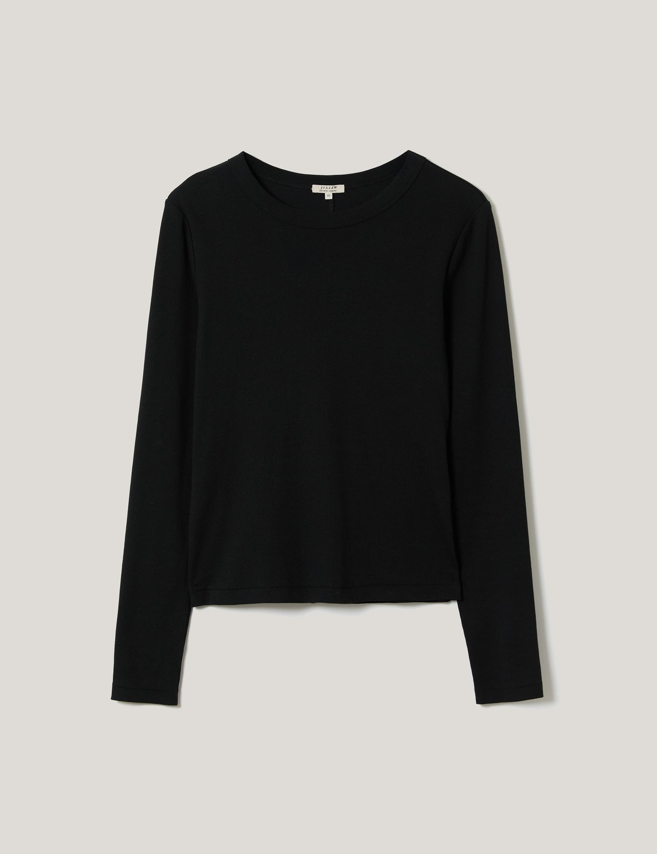 Cotton Rich Ribbed Slim Fit T-Shirt 2 of 6