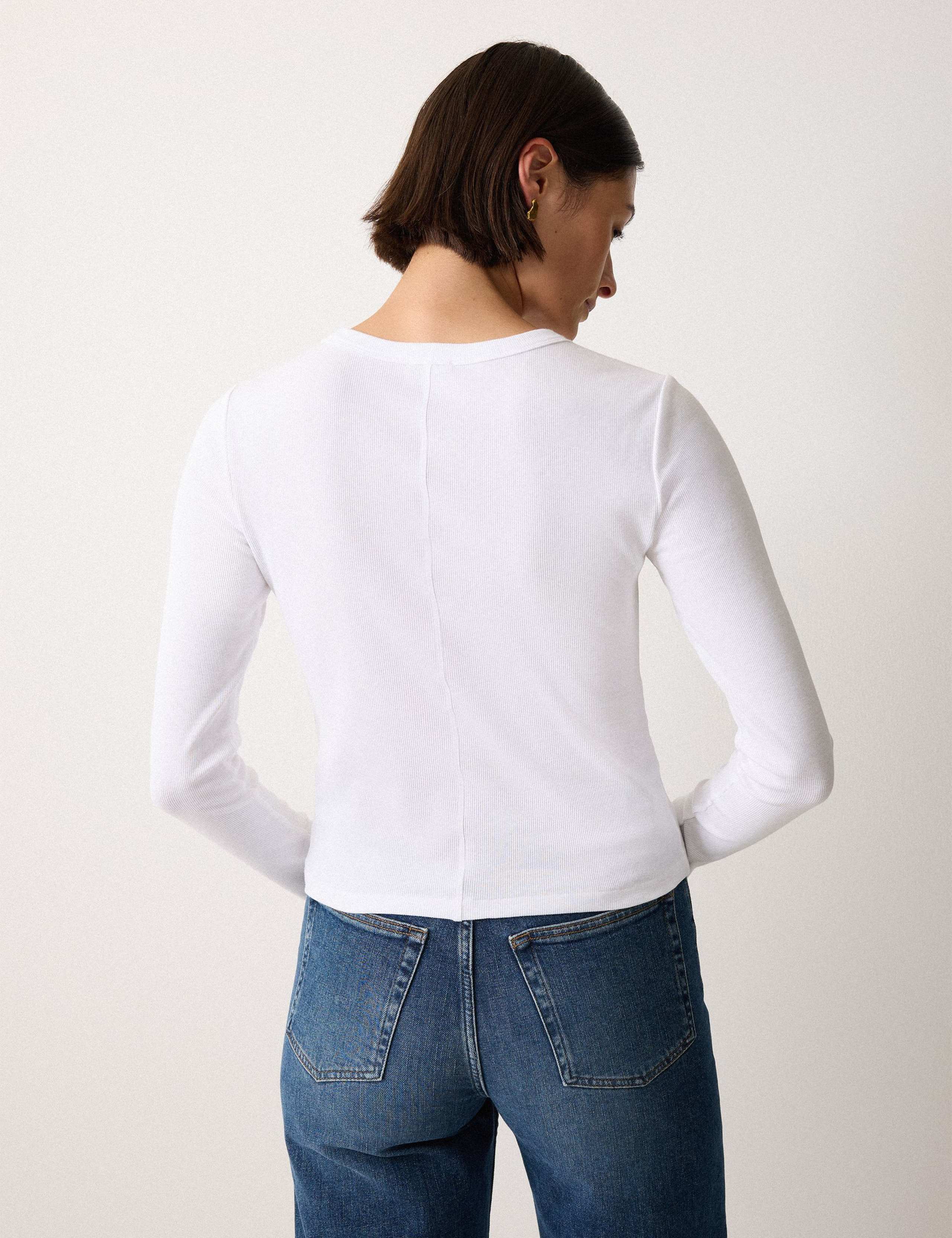 Cotton Rich Ribbed Slim Fit T-Shirt 5 of 5