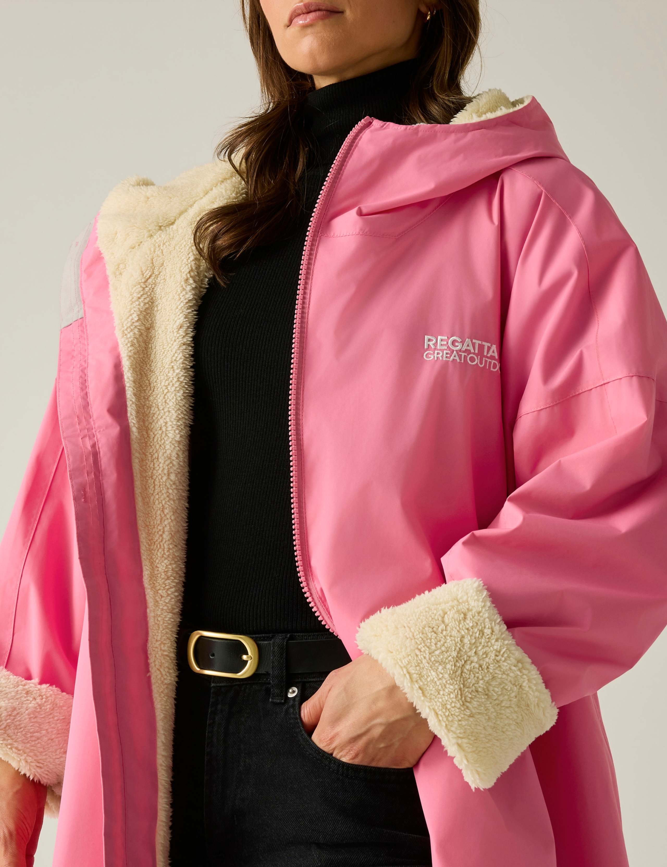 Waterproof Leopard Print Padded Coat 6 of 9