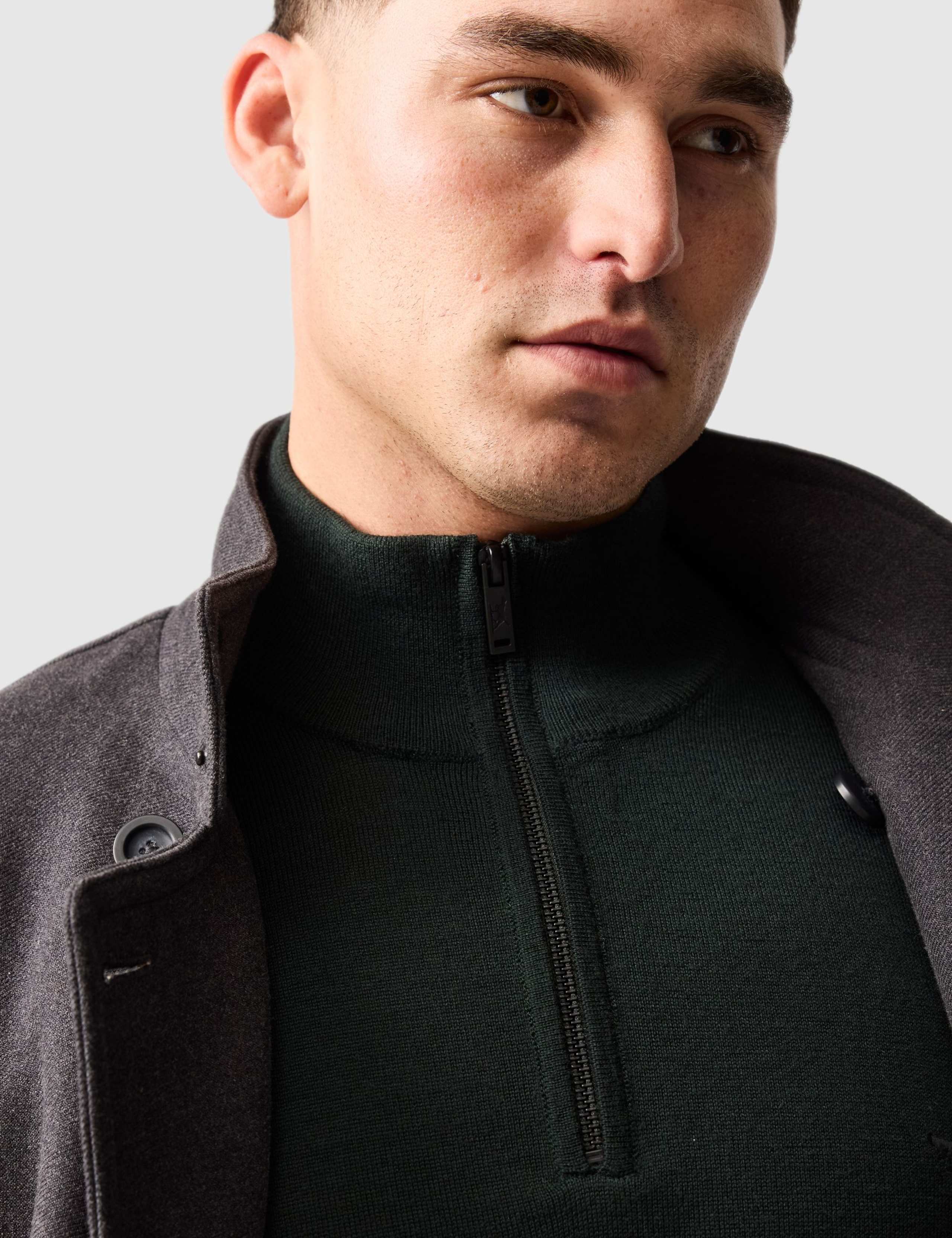 Nobles Pure Merino Wool Half Zip Jumper 4 of 6