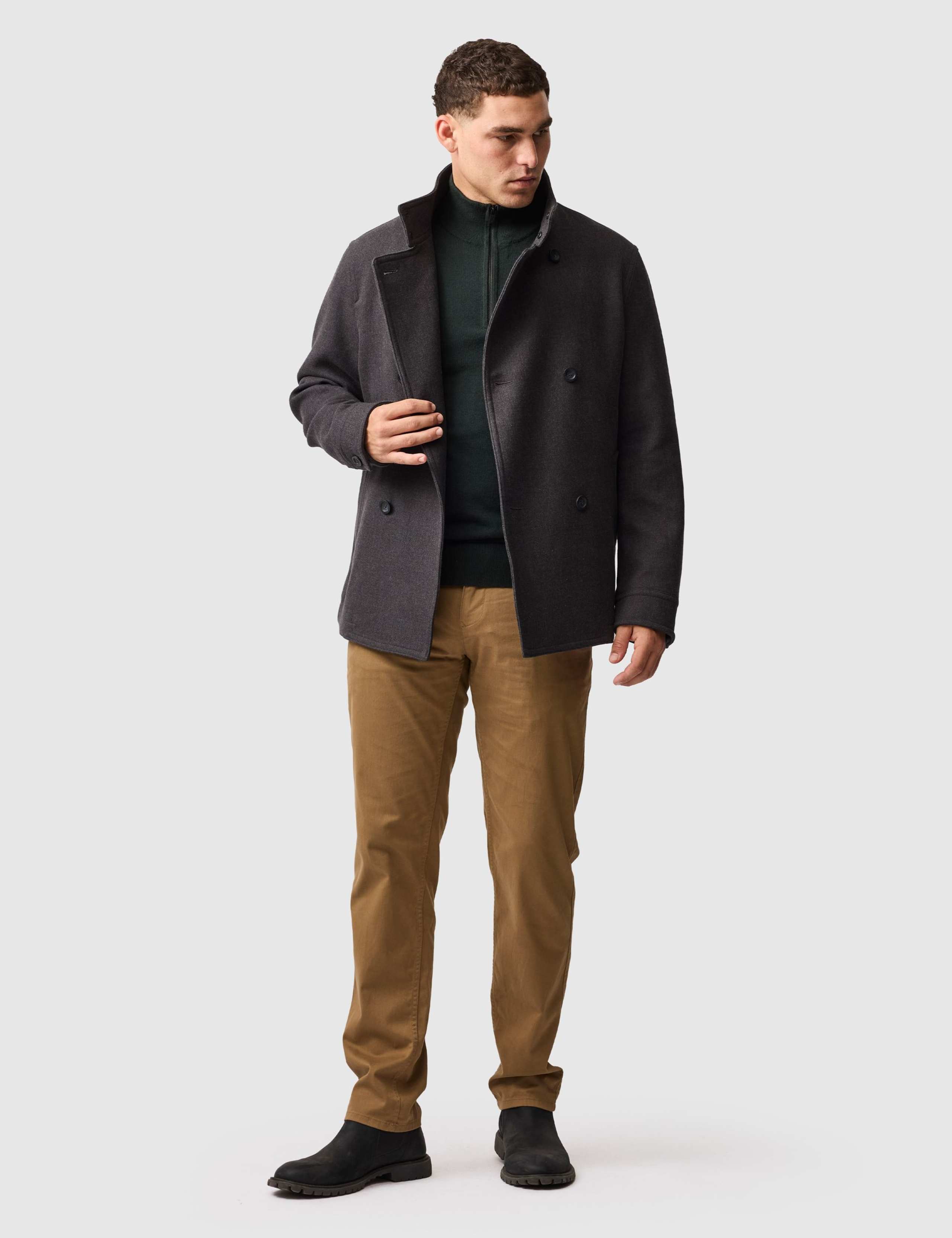 Nobles Pure Merino Wool Half Zip Jumper 5 of 6