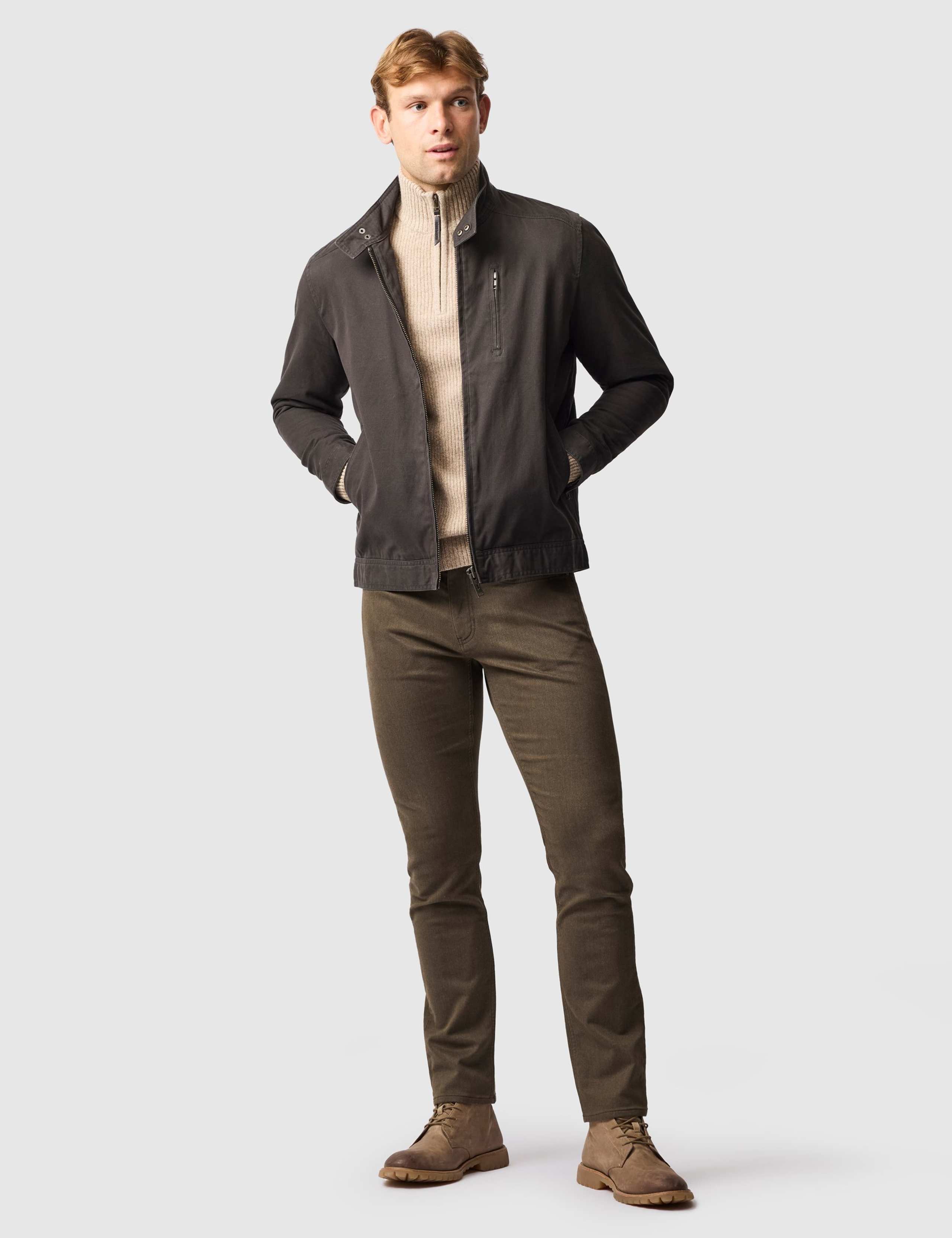 Robbies Road Pure Lambswool Half Zip Jumper 4 of 5