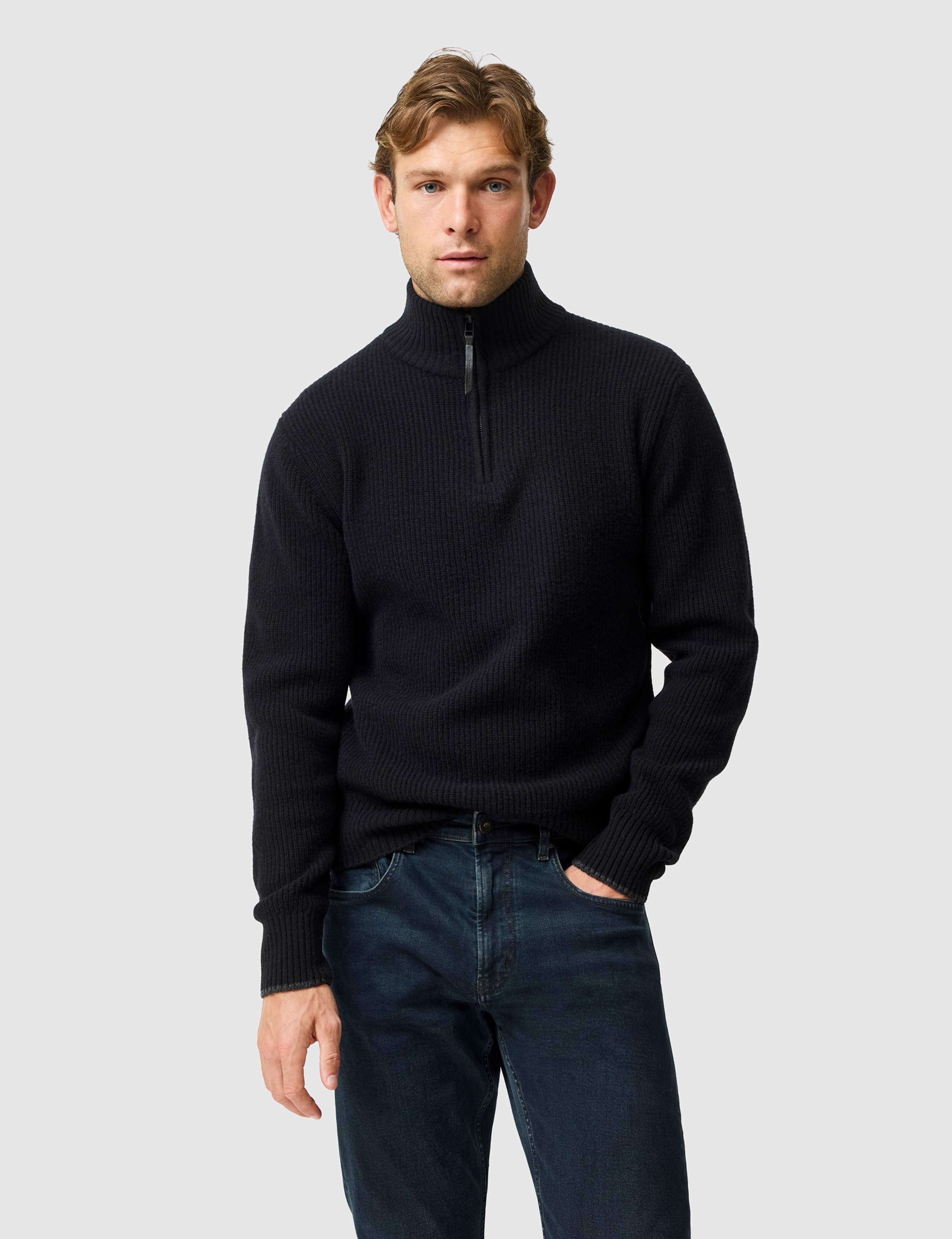 Robbies Road Pure Lambswool Half Zip Jumper 1 of 6