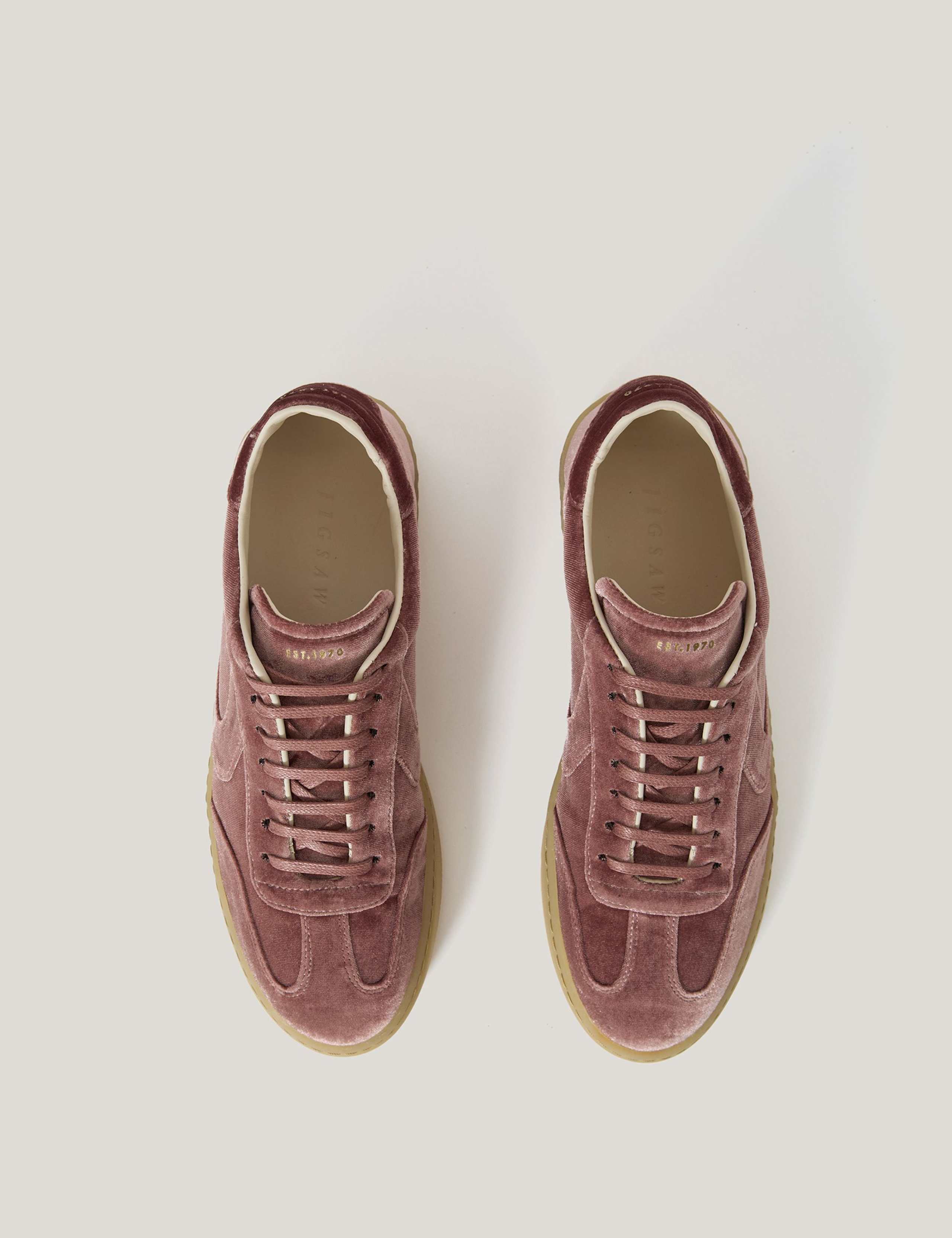 Velvet Cupsole Trainers 3 of 7