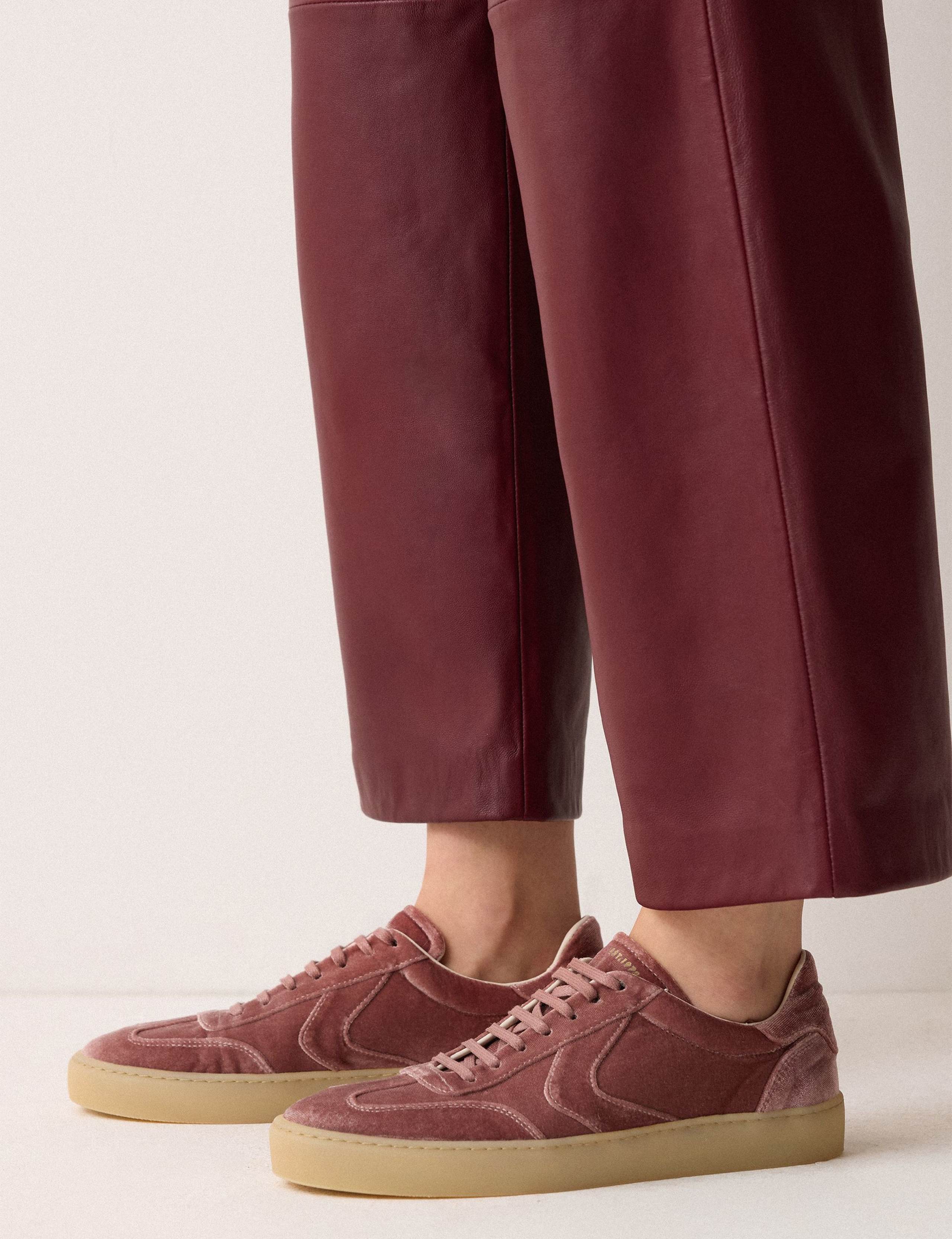 Velvet Cupsole Trainers 7 of 7