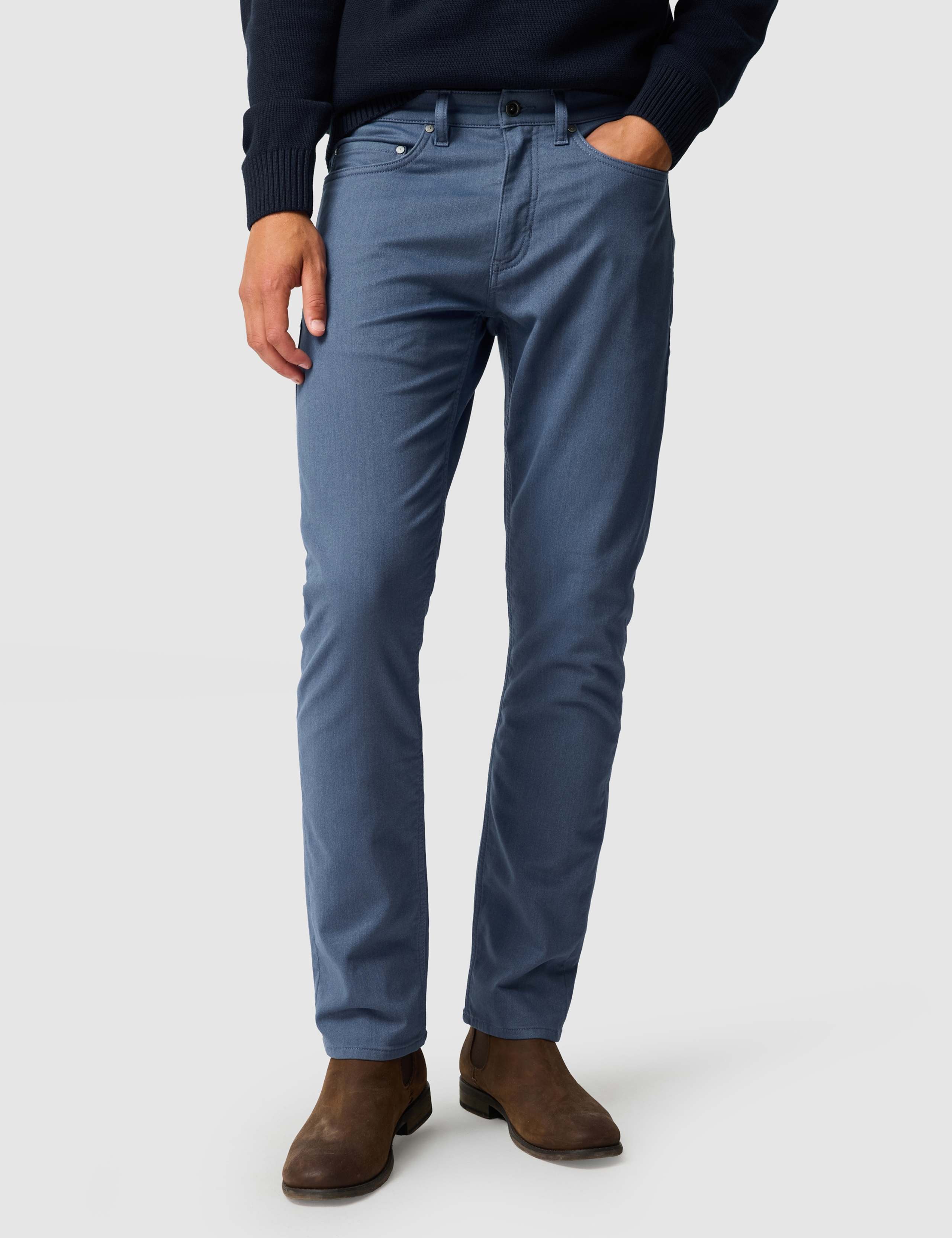 Motion Melange Straight Fit 5 Pocket Jeans 1 of 7