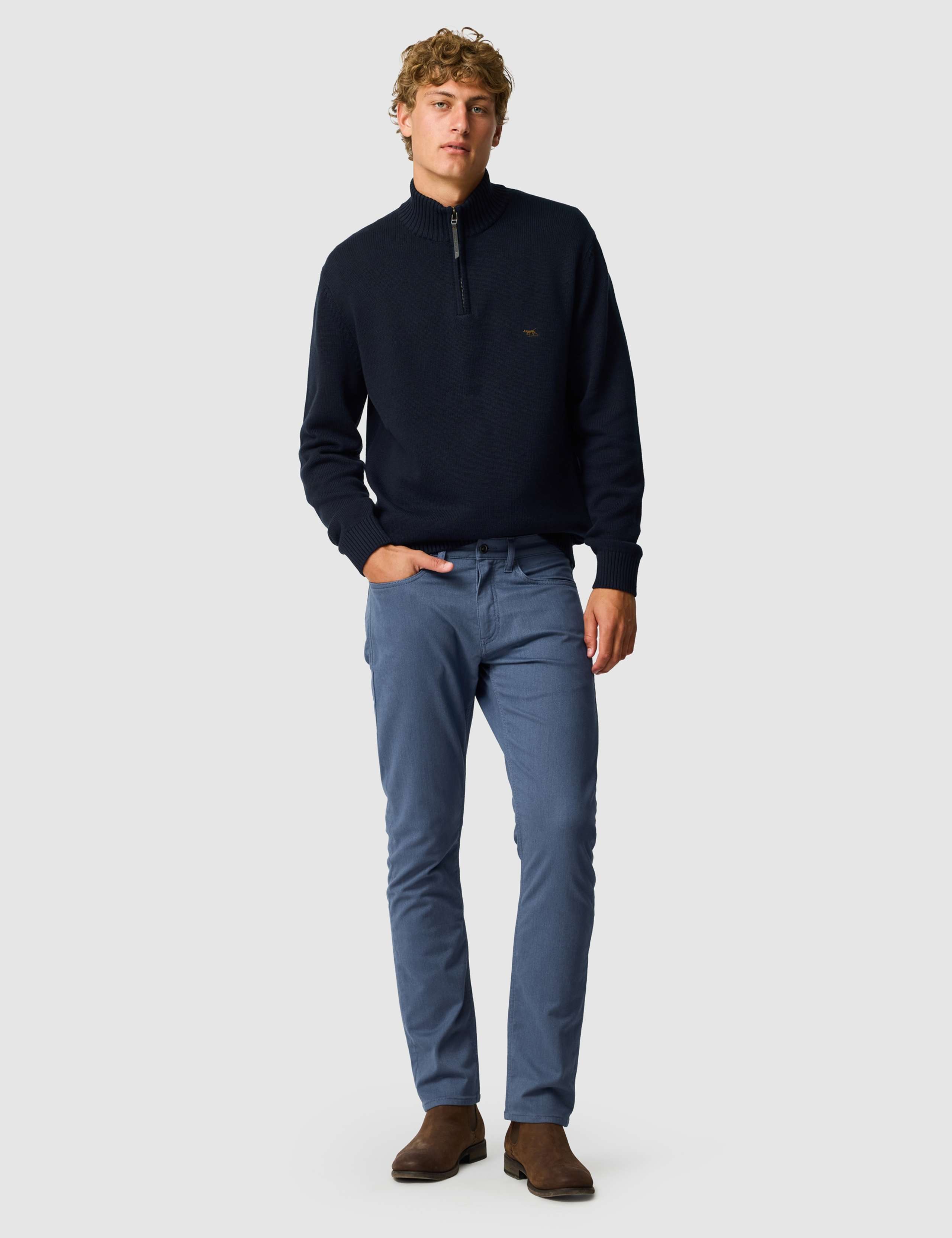 Motion Melange Straight Fit 5 Pocket Jeans 6 of 7