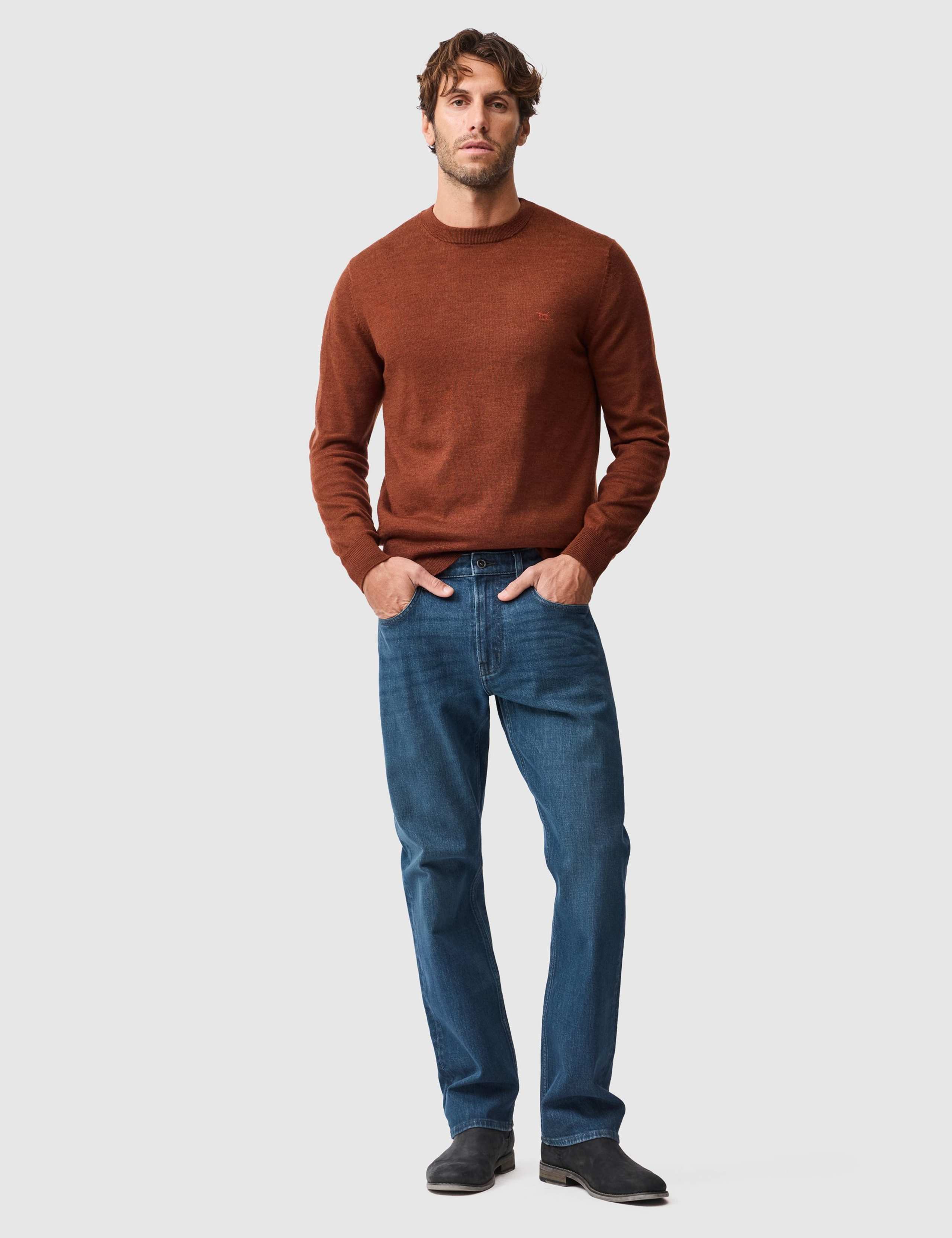 Kurow Relaxed Fit Italian Denim Jeans 3 of 7