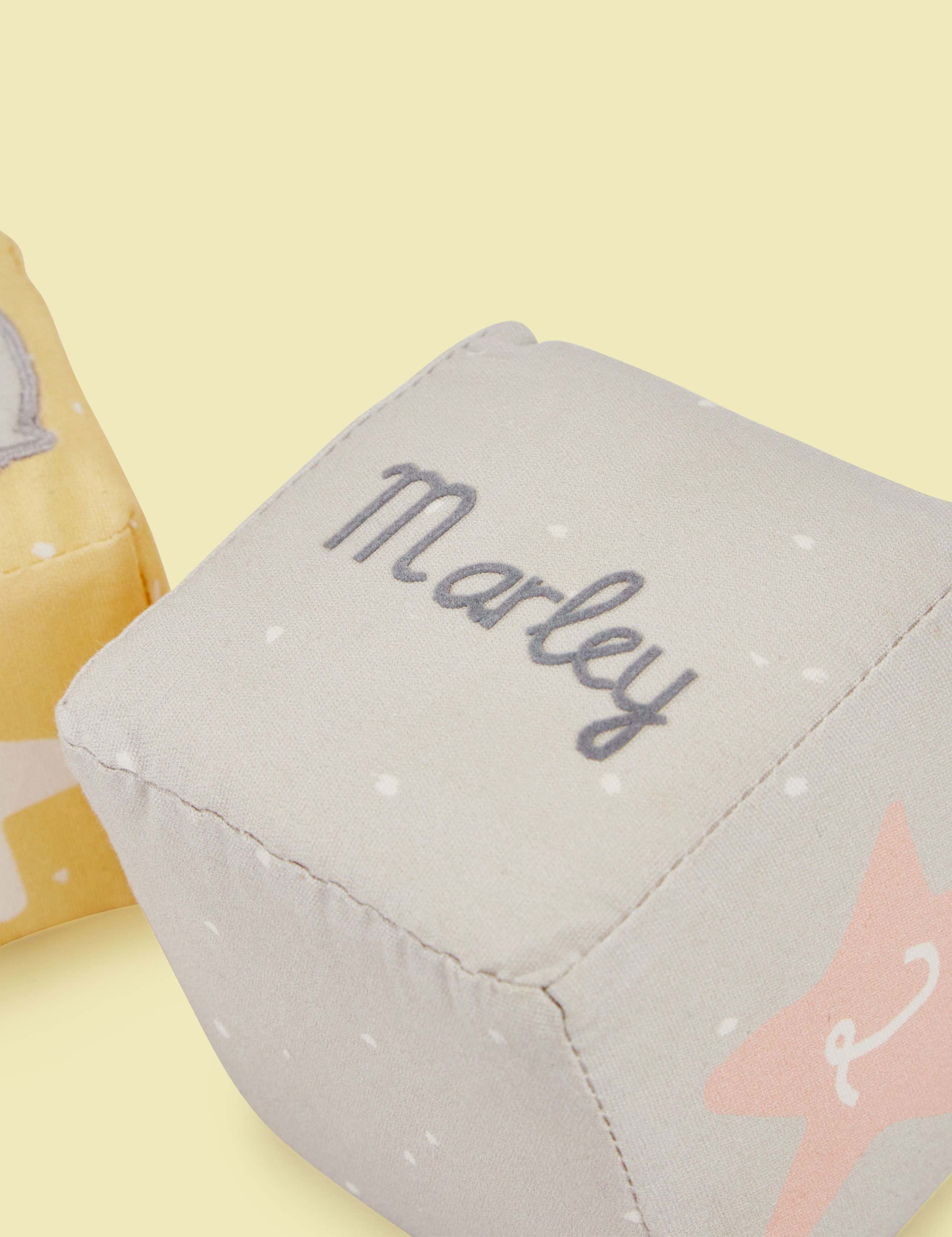 Personalised Plush Animal Stacking Cubes 2 of 5