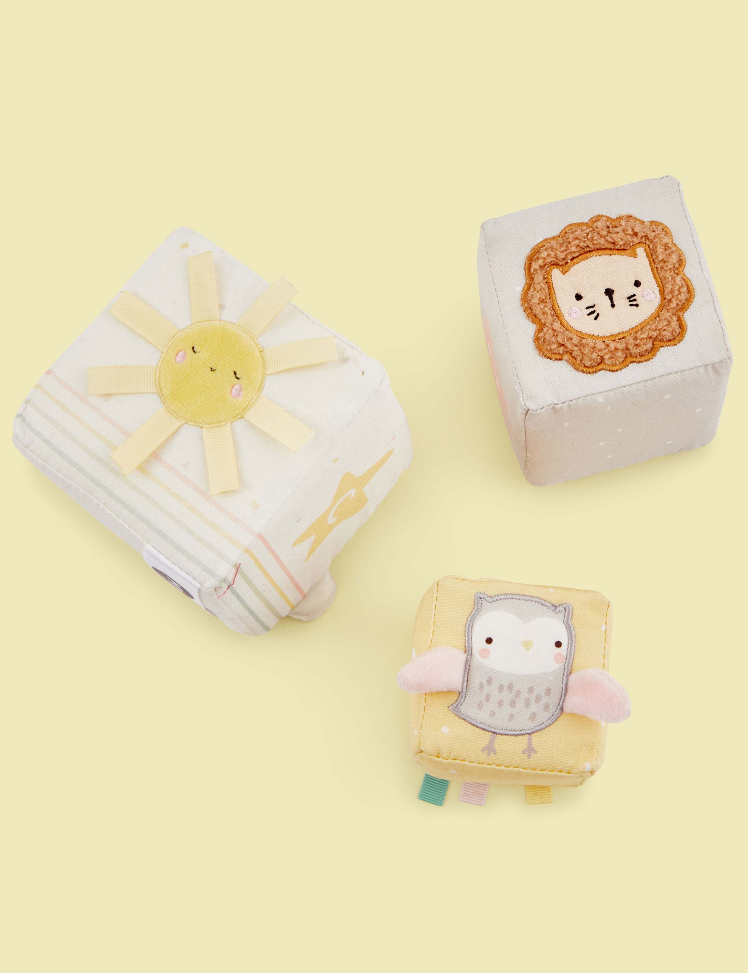 Personalised Plush Animal Stacking Cubes 3 of 5