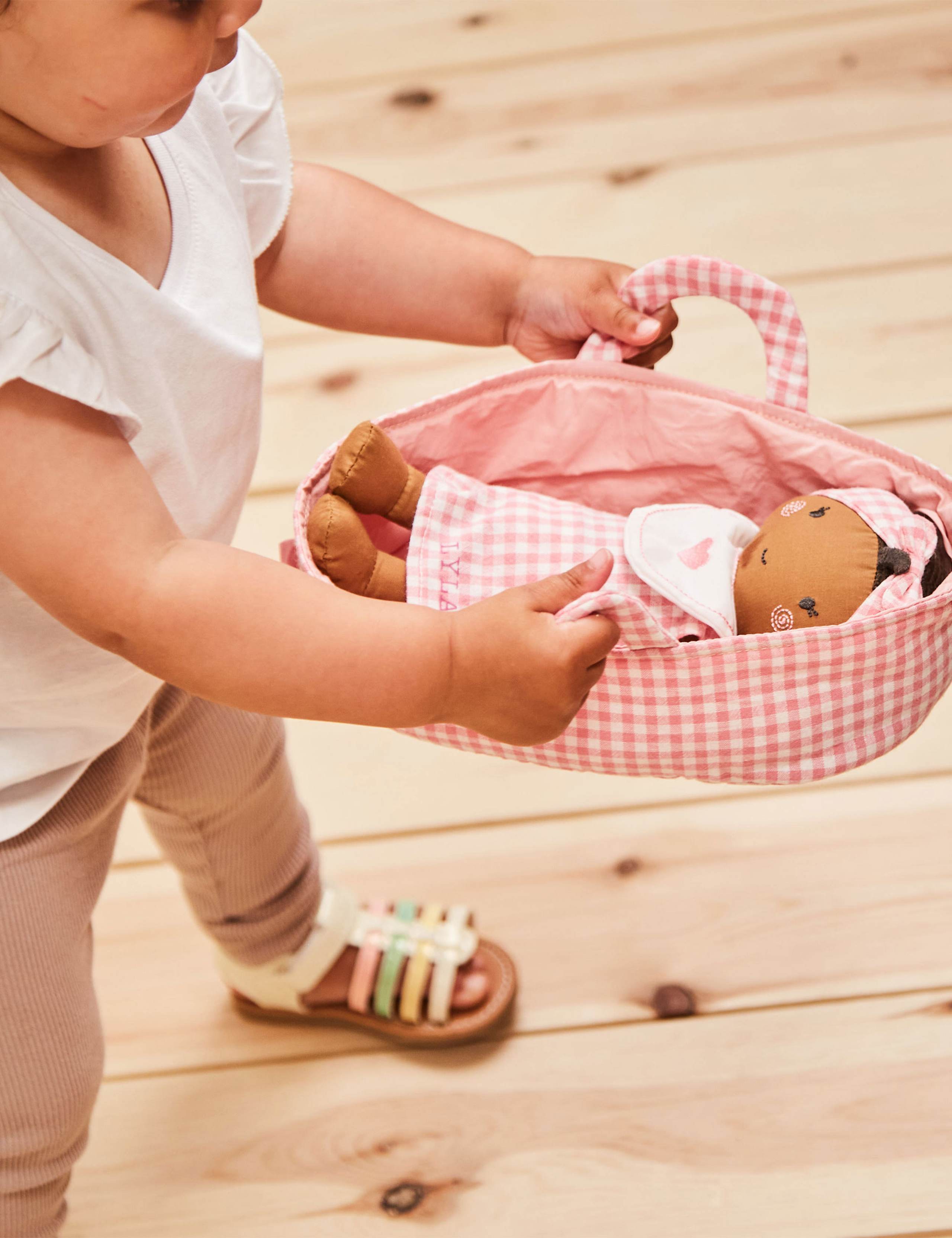 Personalised Baby Lylah Doll Play Set 4 of 5