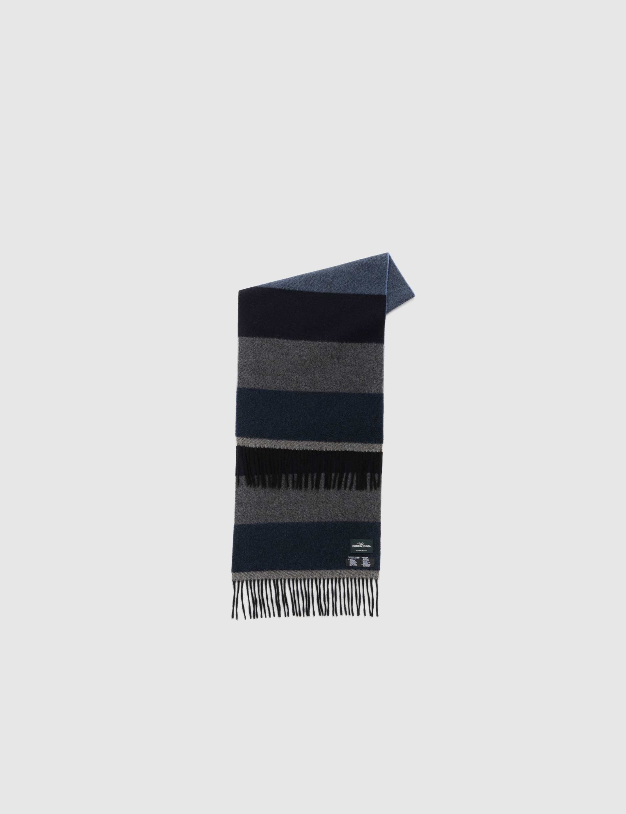 Frankton Pure Wool Striped Scarf 2 of 3
