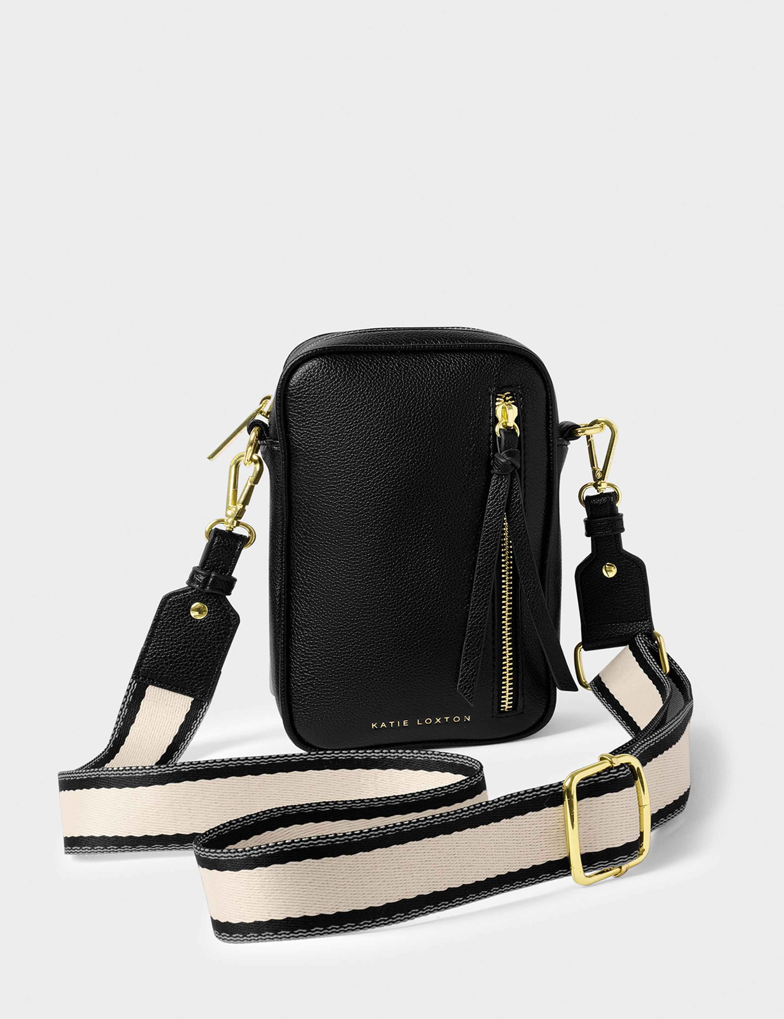 Faux Leather Metallic Cross Body Bag 3 of 6