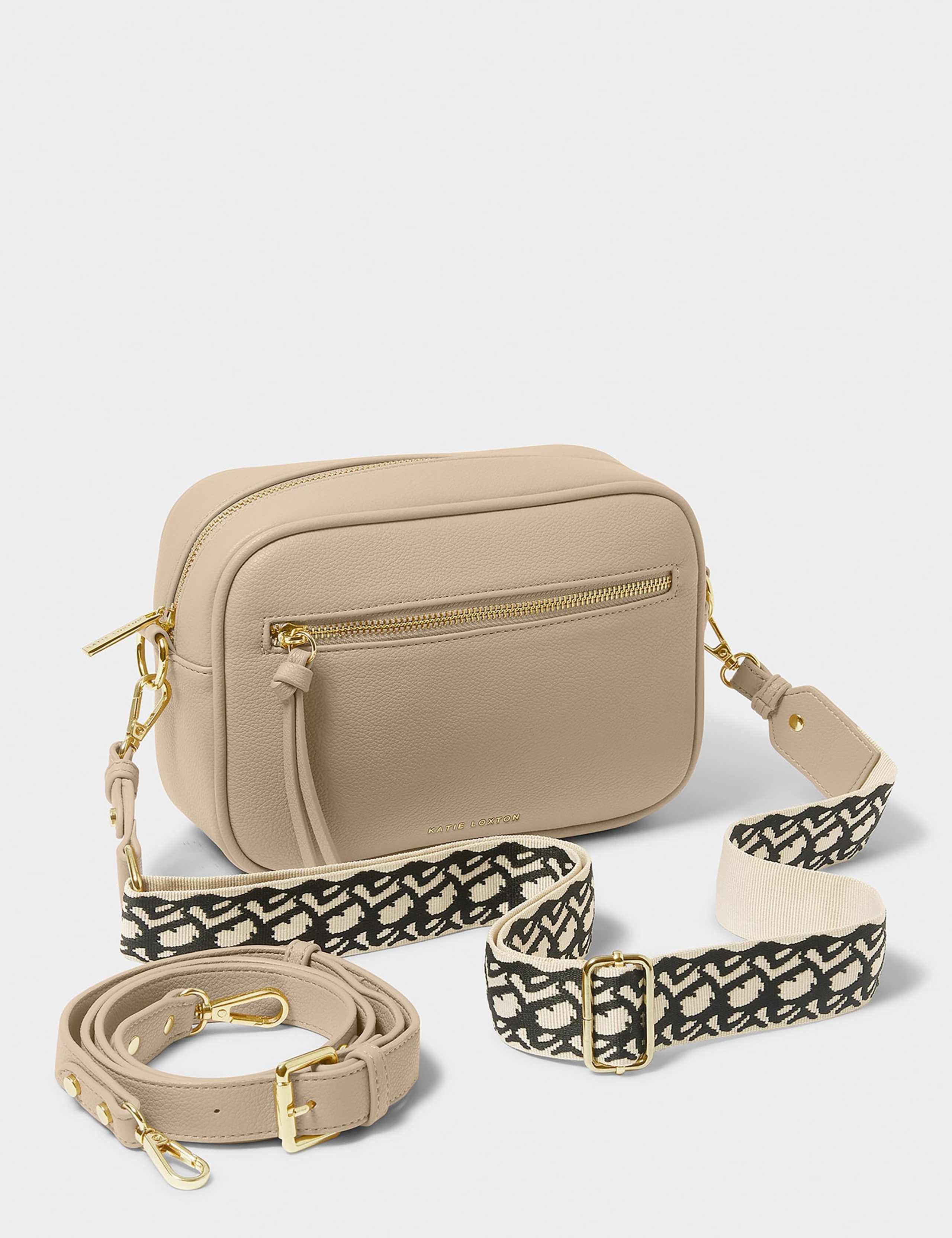 Faux Leather Metallic Cross Body Bag 3 of 6