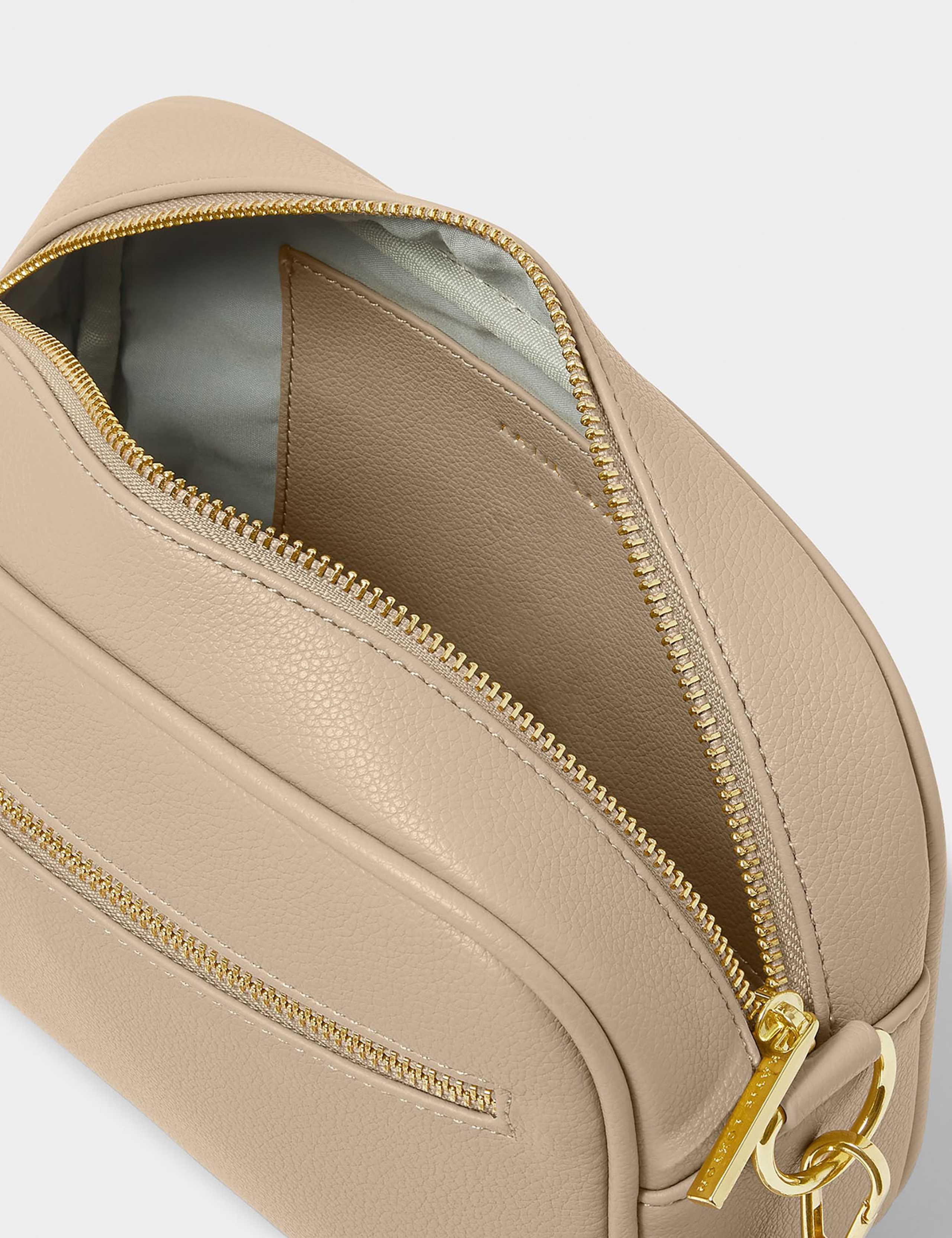 Faux Leather Metallic Cross Body Bag 4 of 6