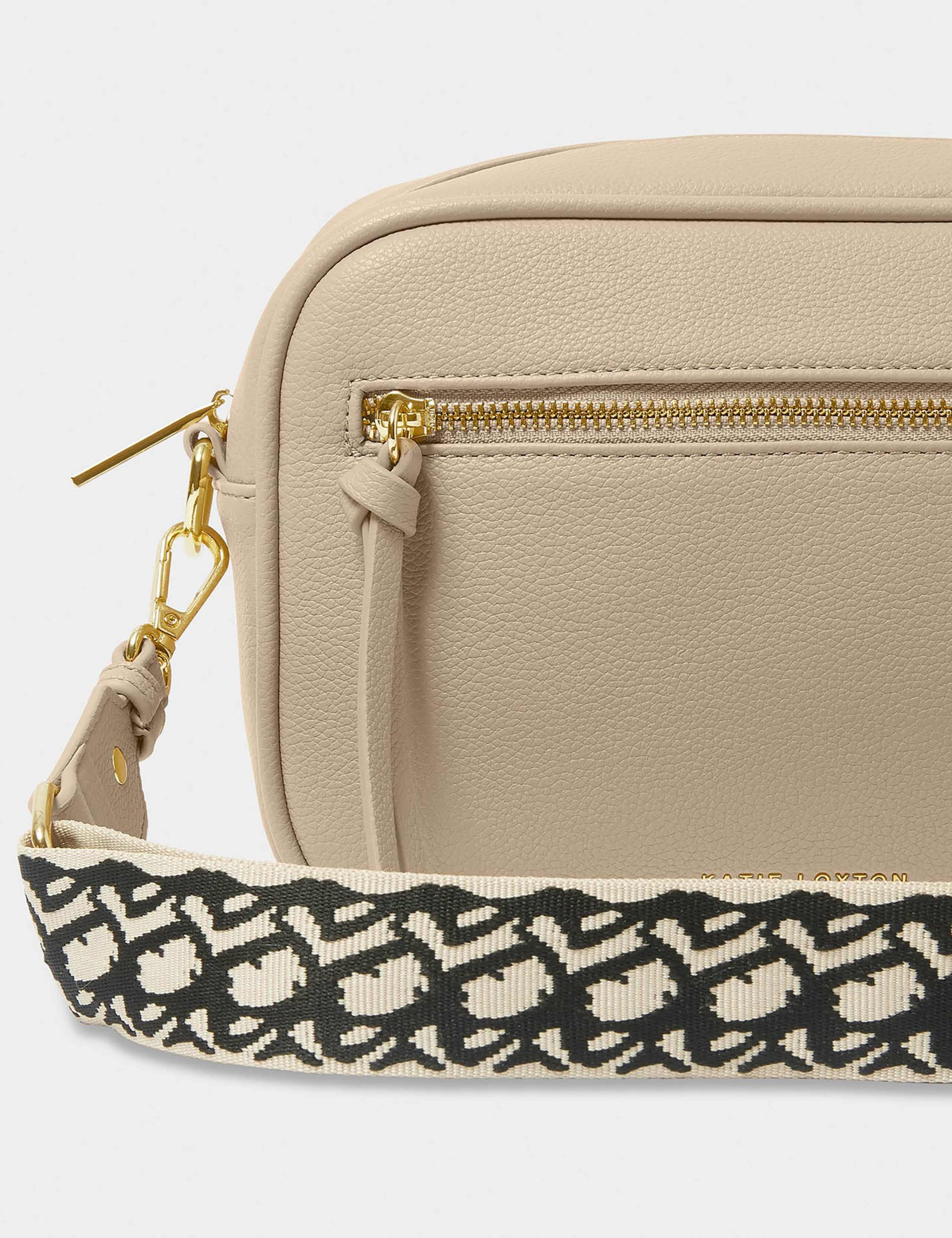 Faux Leather Metallic Cross Body Bag 5 of 6