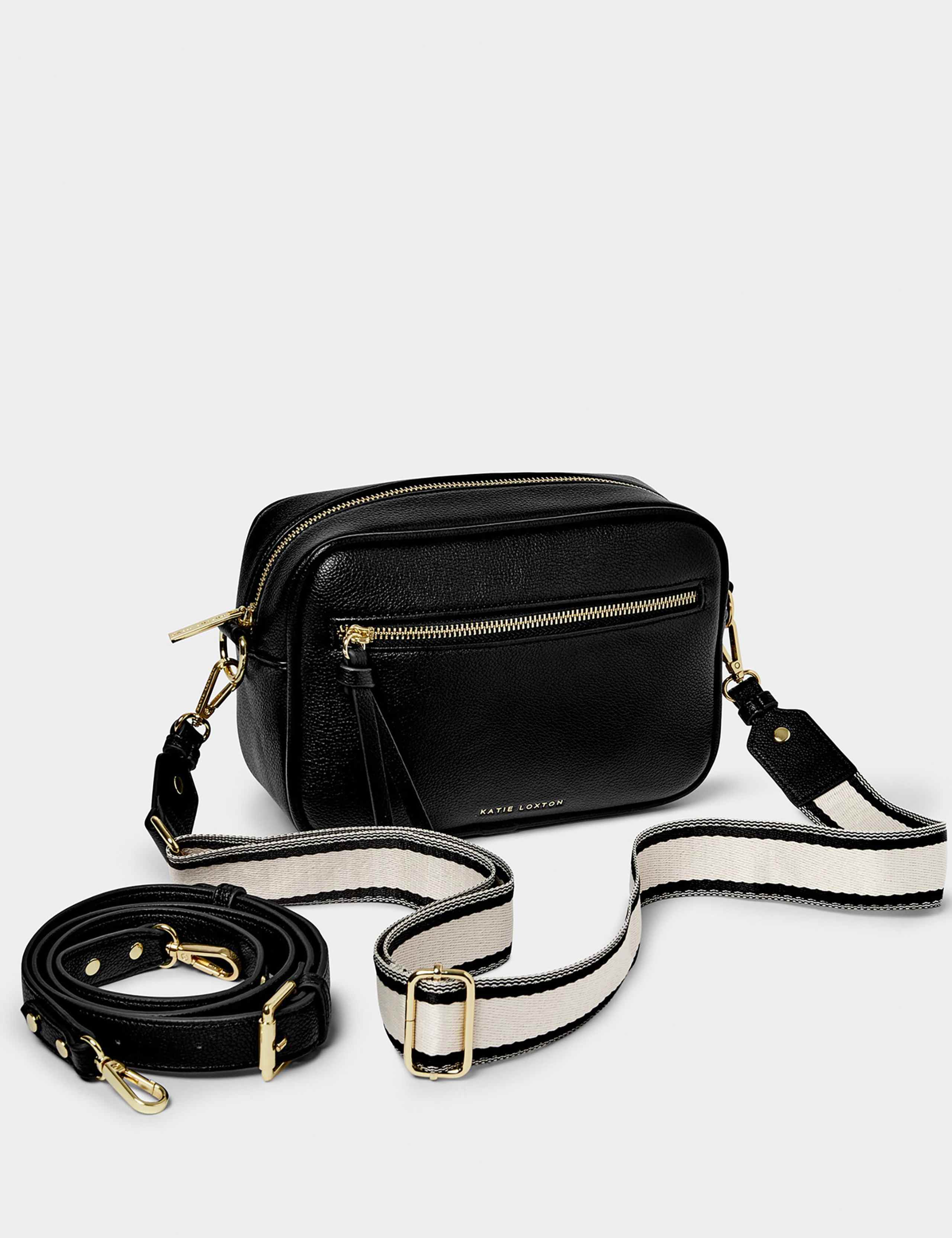 Faux Leather Metallic Cross Body Bag 3 of 6