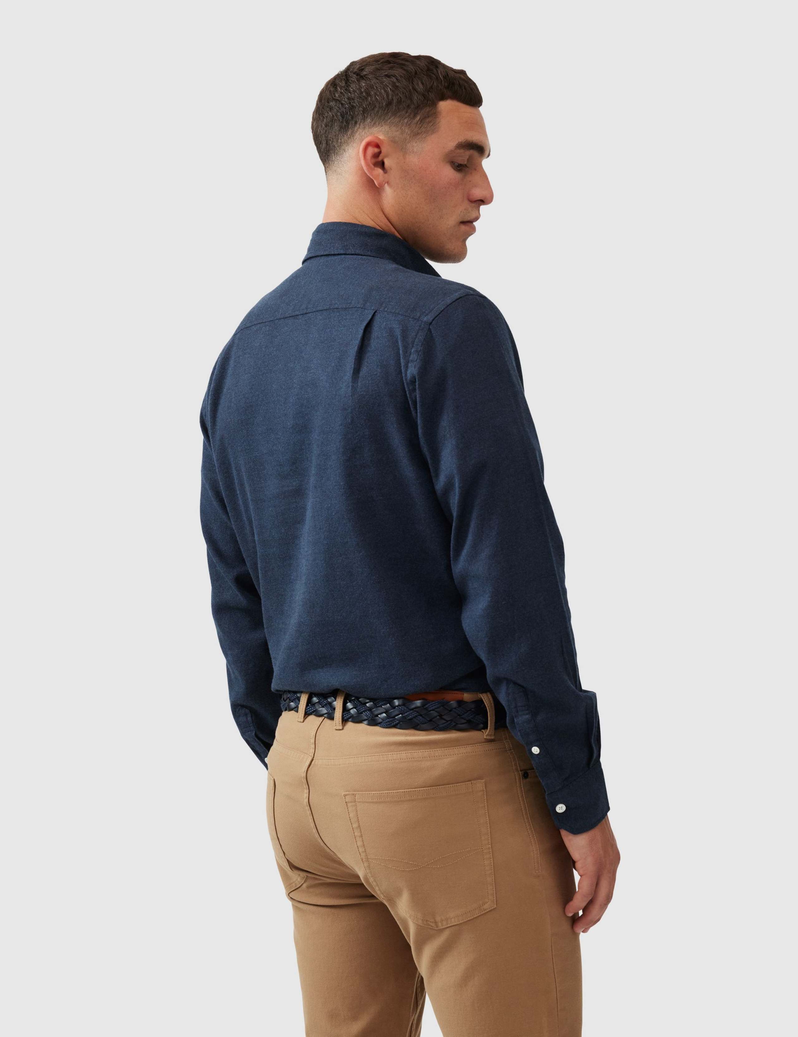 Slim Fit Cotton Rich Oxford Shirt 3 of 4