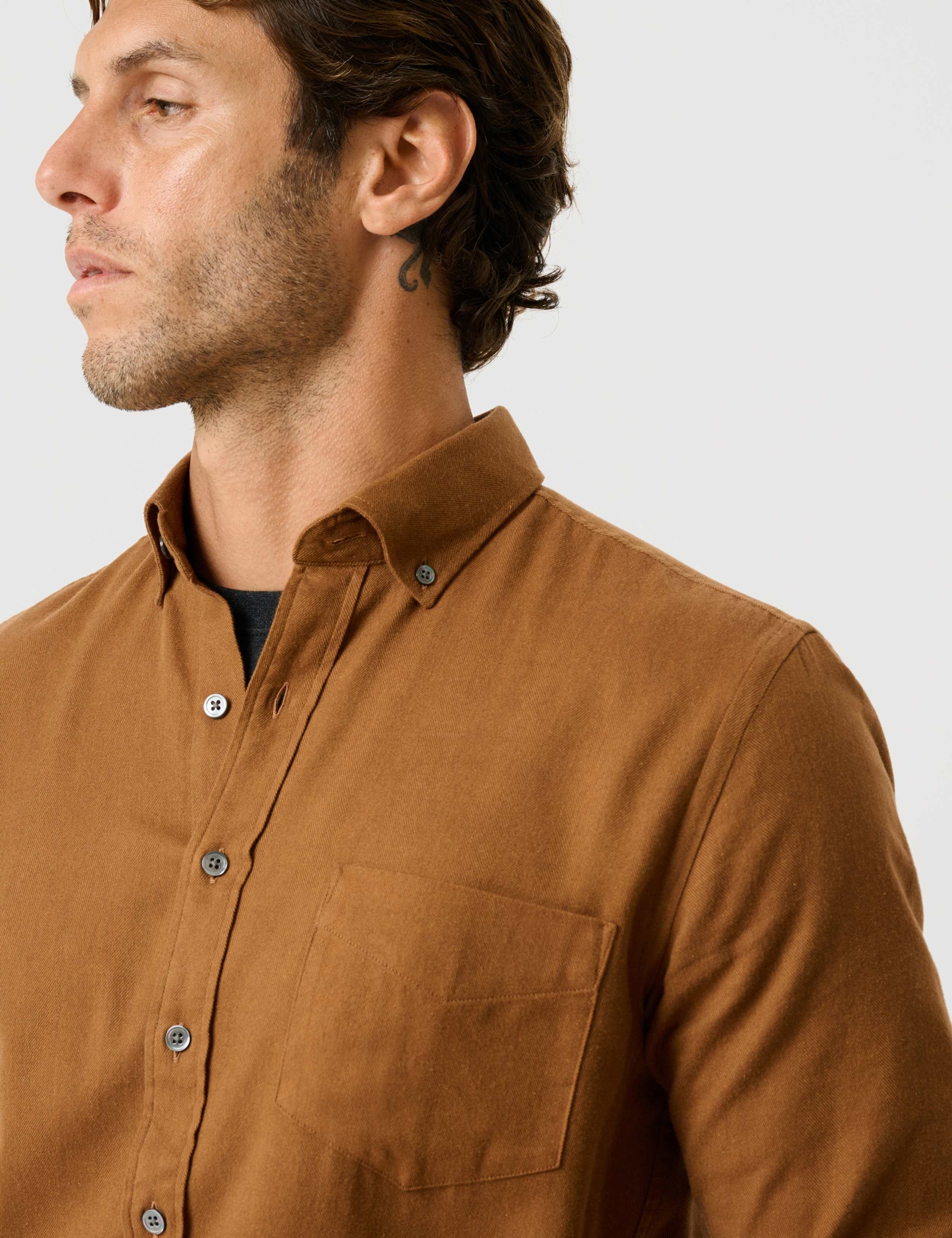 Slim Fit Cotton Rich Oxford Shirt 3 of 4