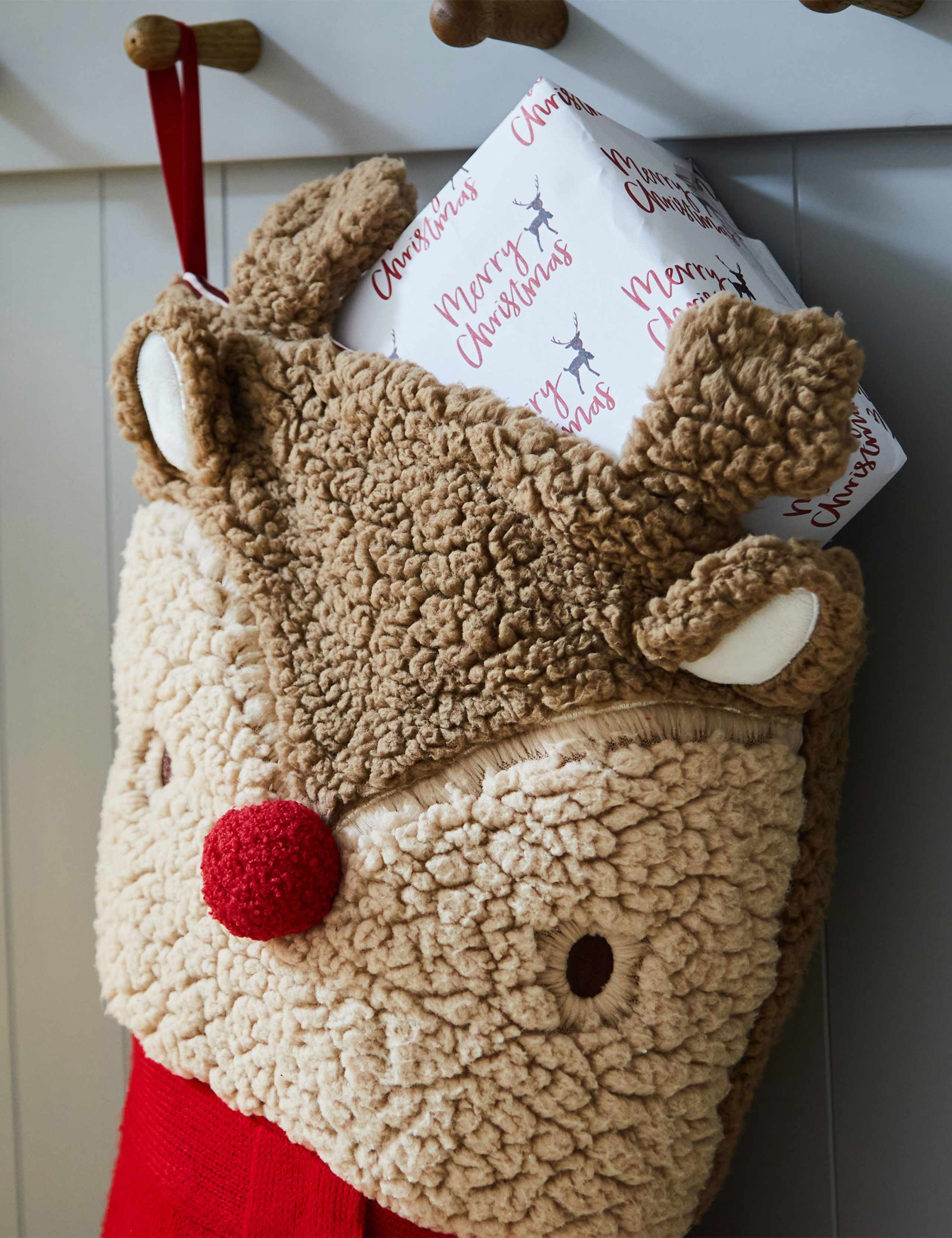 Personalised Large Reindeer Stocking 3 of 4