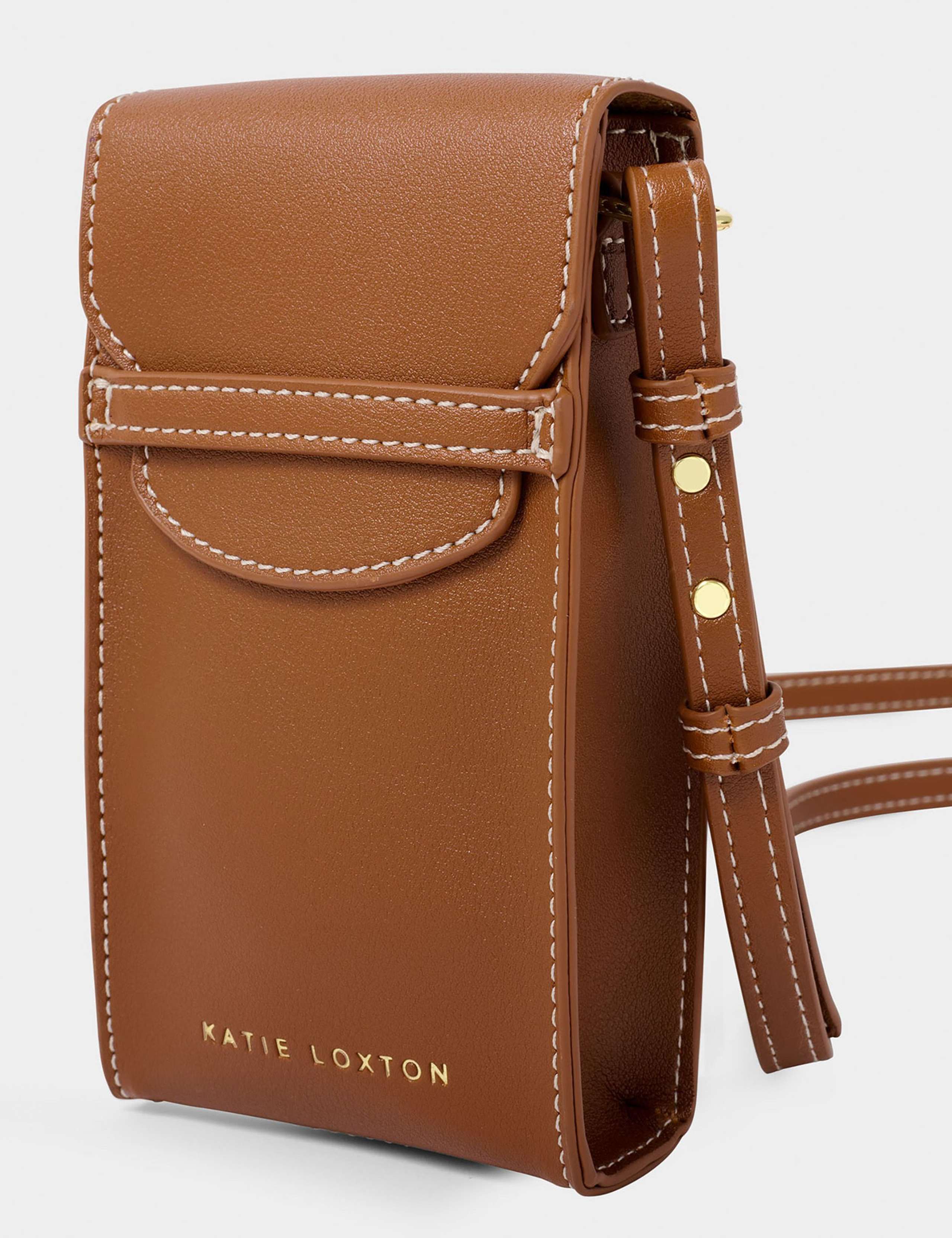 Faux Leather Cross Body Phone Bag 3 of 7