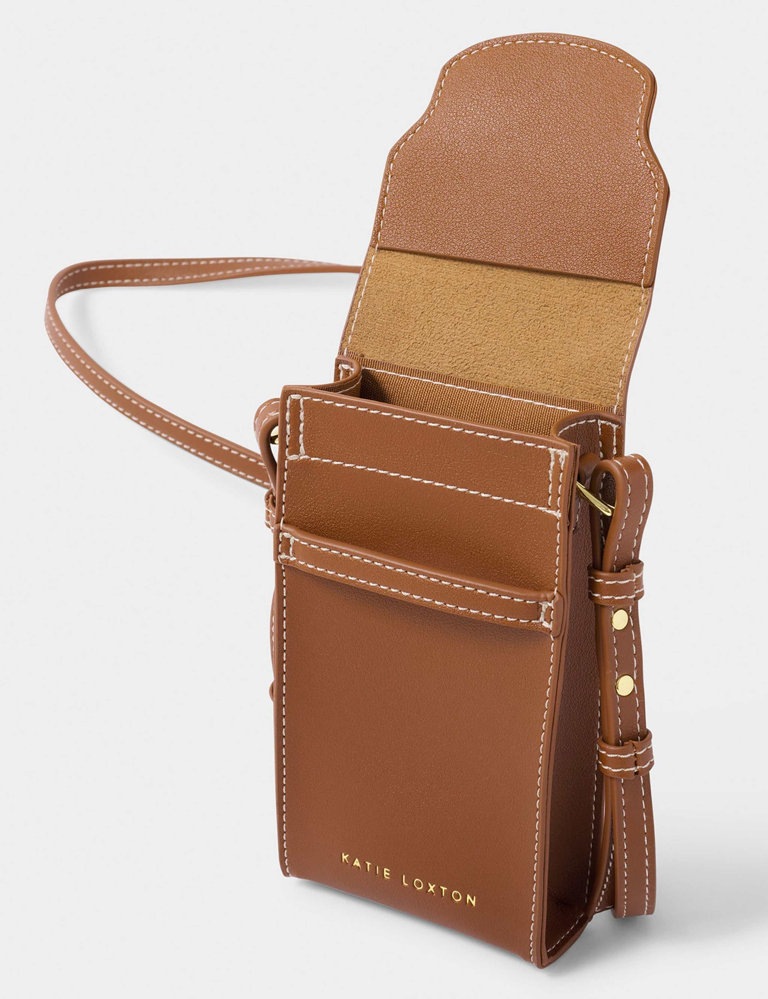 Faux Leather Cross Body Phone Bag 4 of 7