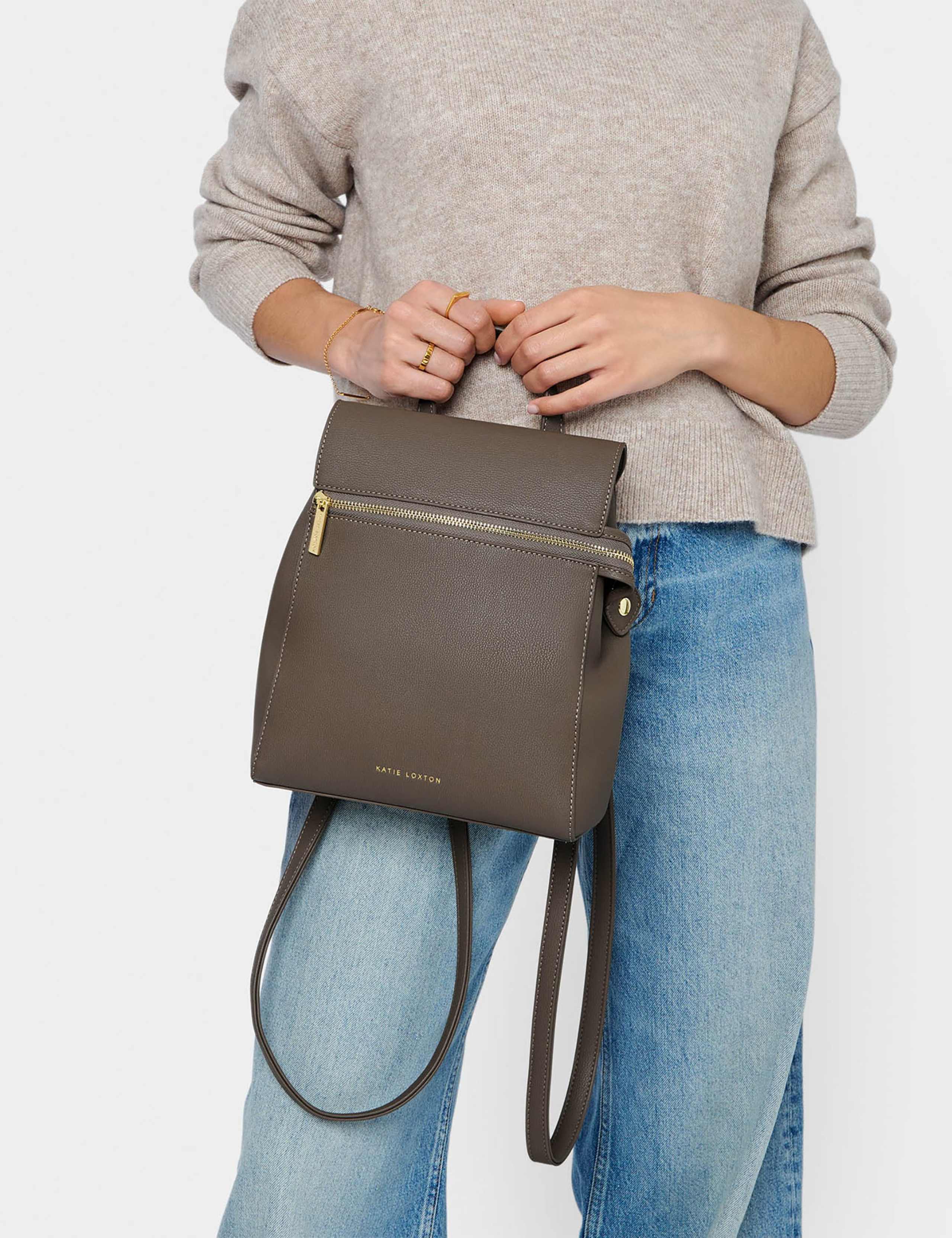Faux Leather Backpack 1 of 5