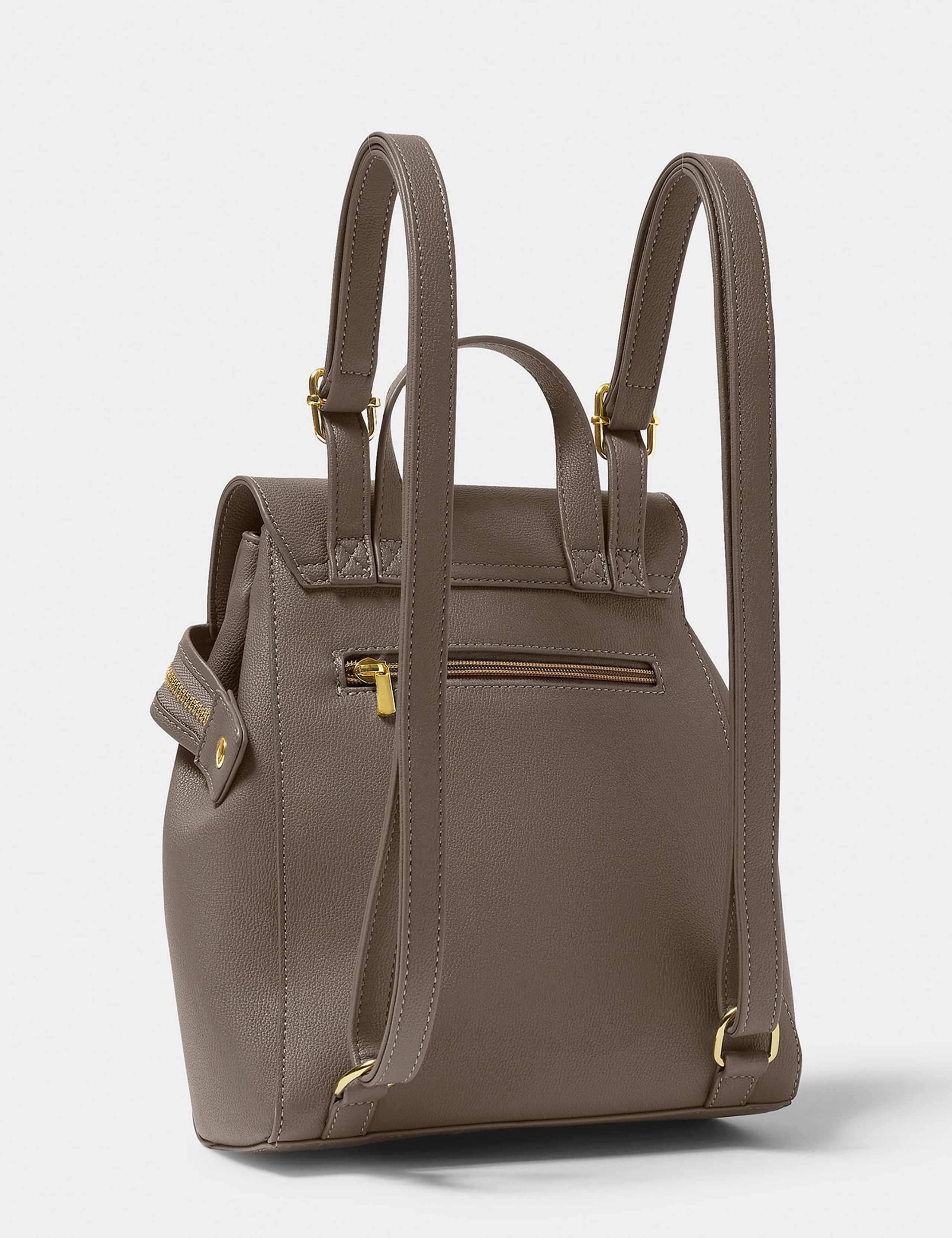 Faux Leather Backpack 3 of 5