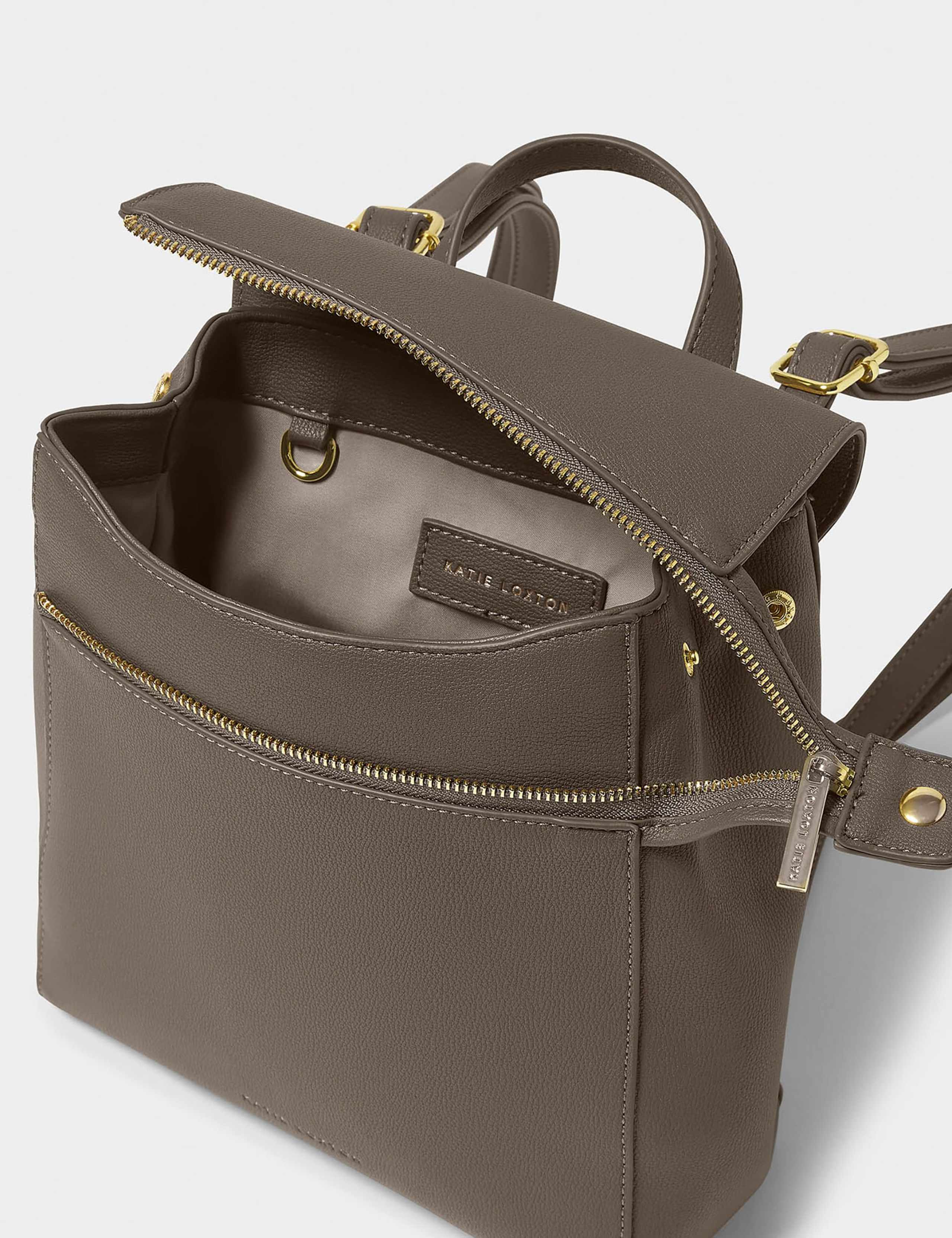 Faux Leather Backpack 4 of 5