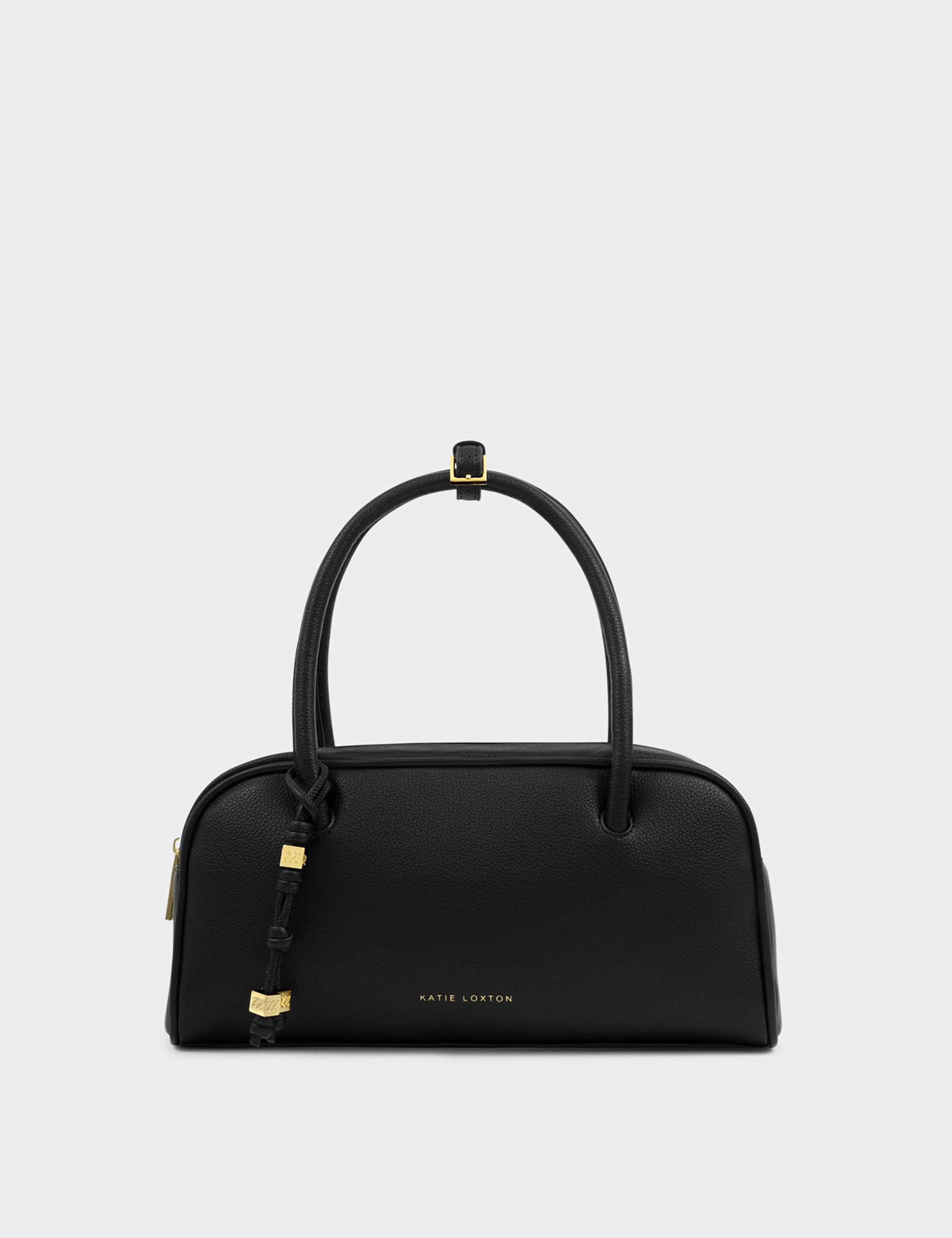 Faux Leather Bowler Bag 2 of 6