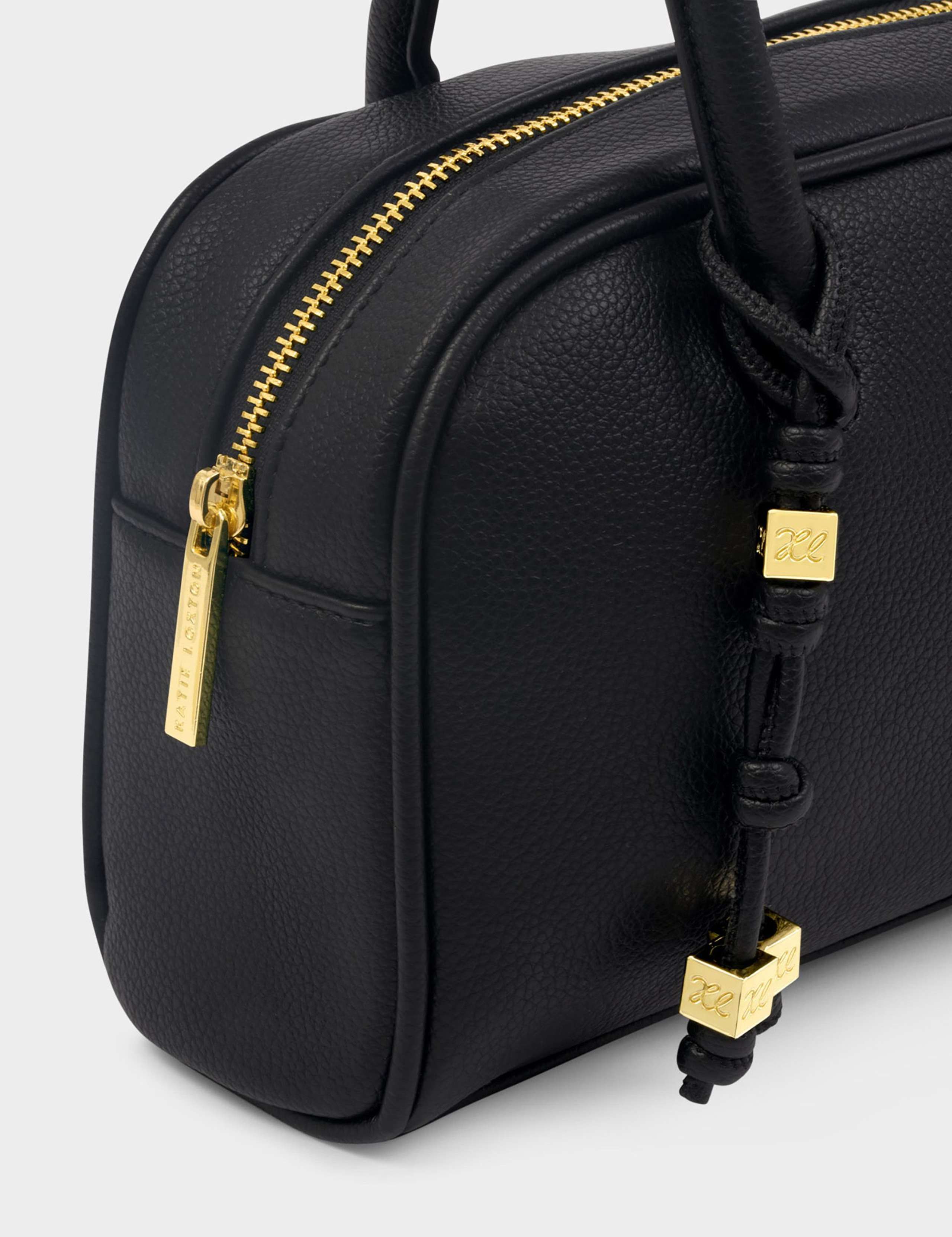 Faux Leather Bowler Bag 3 of 6